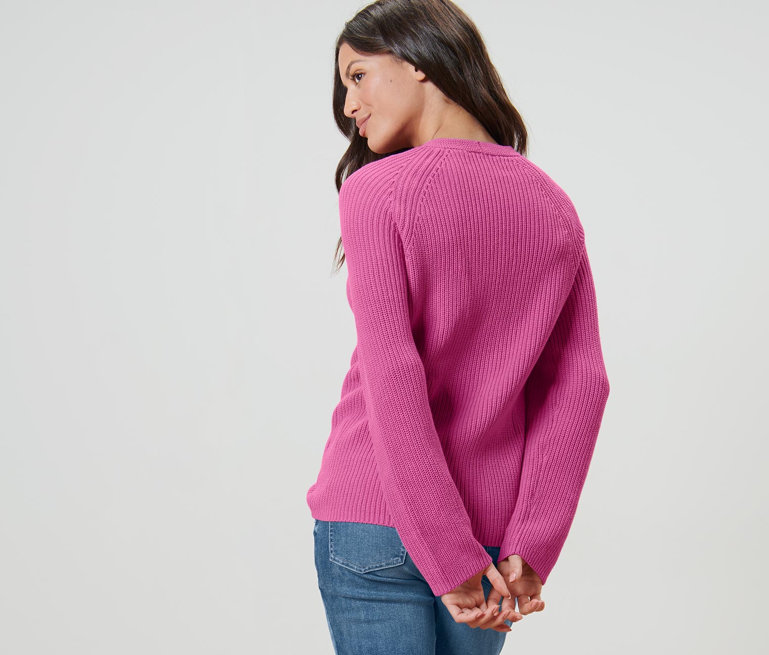 Thumbnail - Tchibo - Strickpullover - Damen - Gr. S - pink