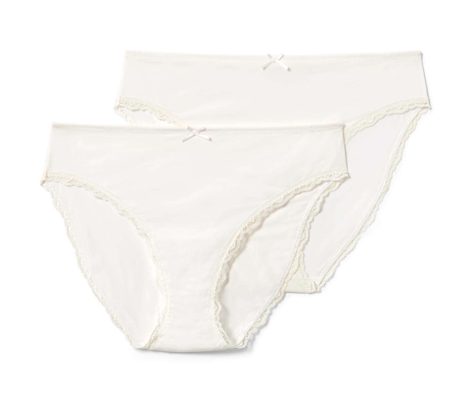Thumbnail - Tchibo - 2 Slips - Damen - Gr. L - creme