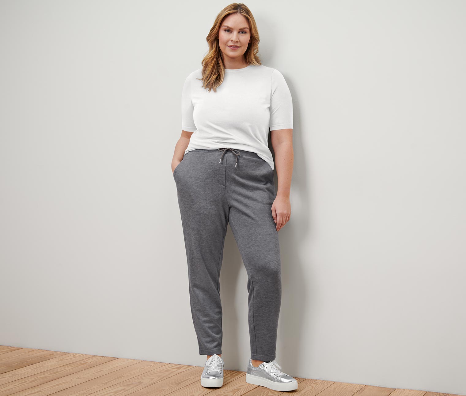 Thumbnail - Tchibo - Joggpants - Damen - Gr. XL - grau