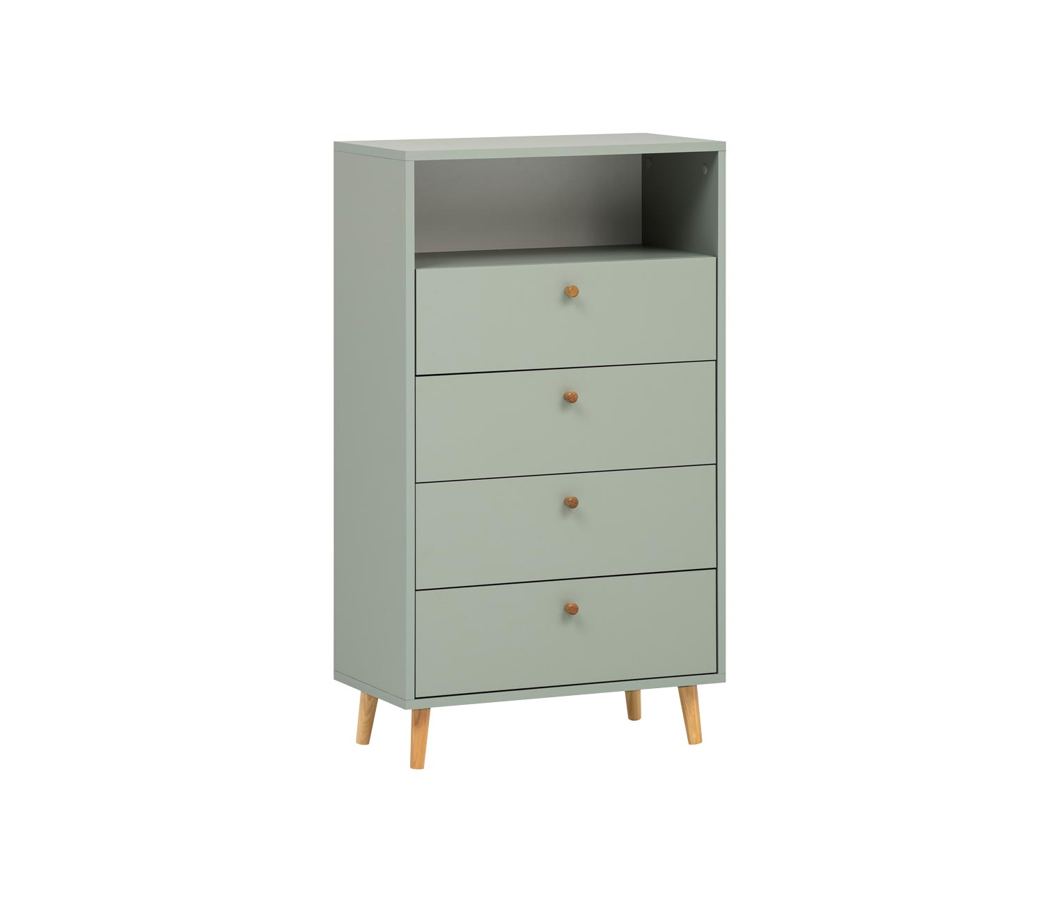 Thumbnail - Tchibo - Kommode »Bjarne« - 60x33x104,5cm - braun - Holz / Eichenholz / Metall