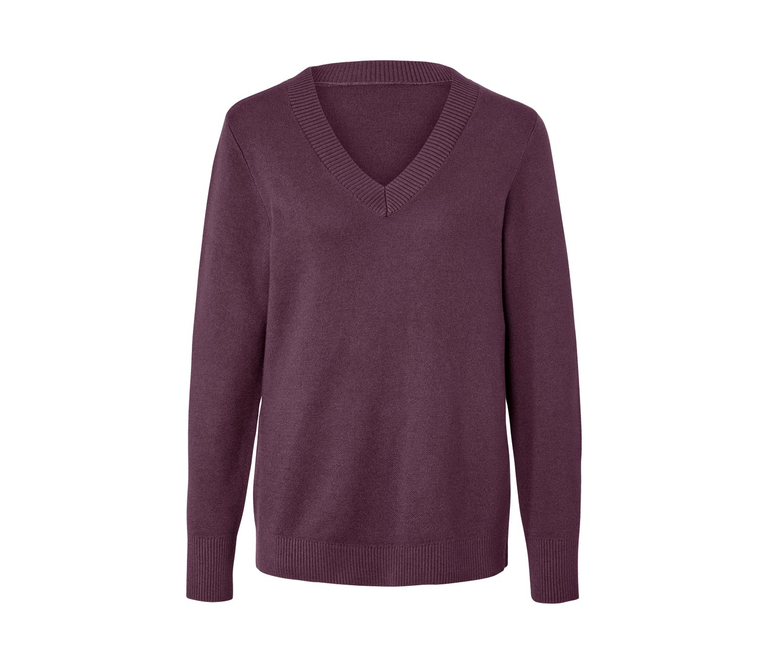 Thumbnail - Tchibo - Strickpullover - Damen - Gr. M - dunkellila