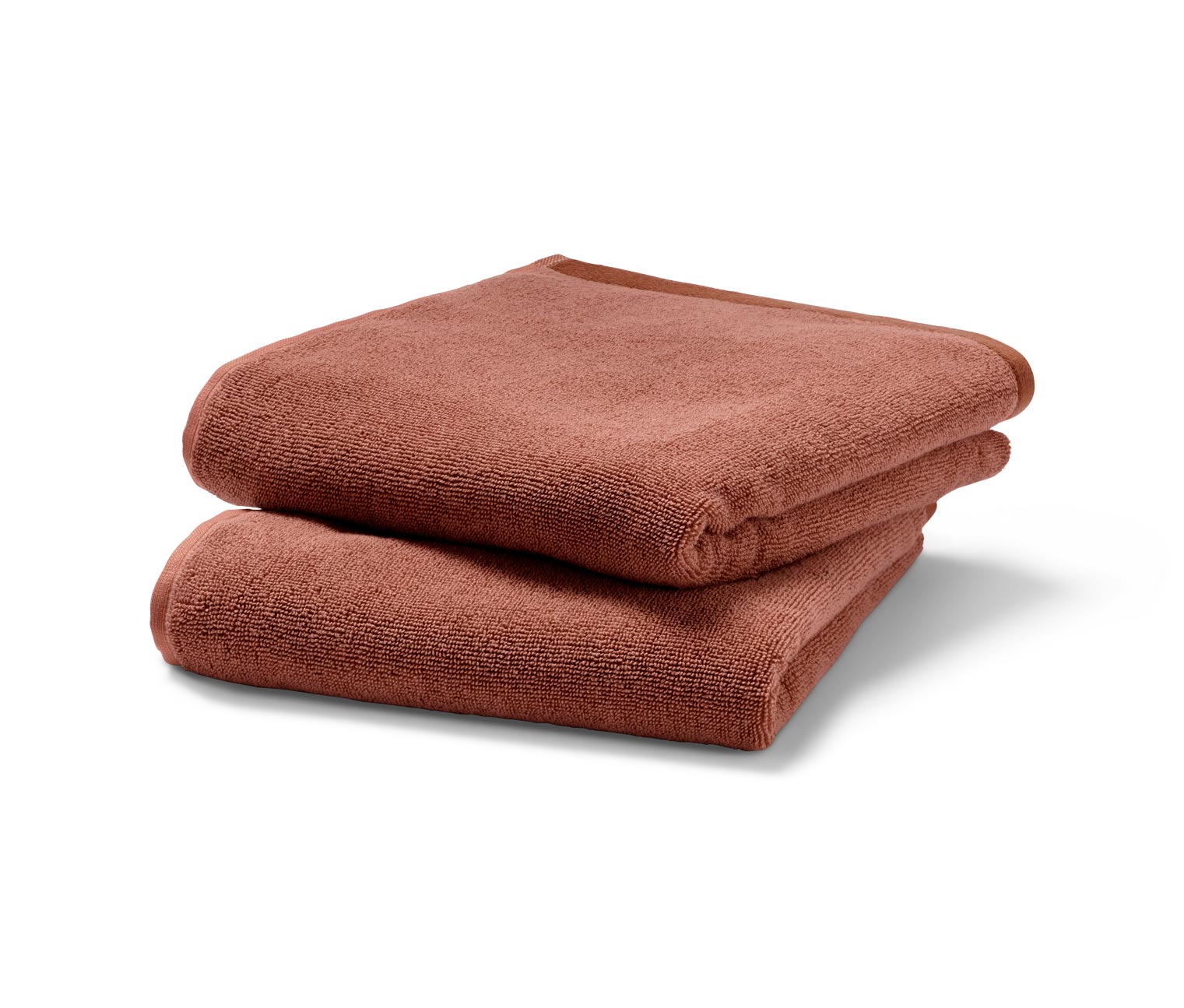 2 hochwertige Jacquard-Handtücher, rosé-rostrot online bestellen bei Tchibo  654603