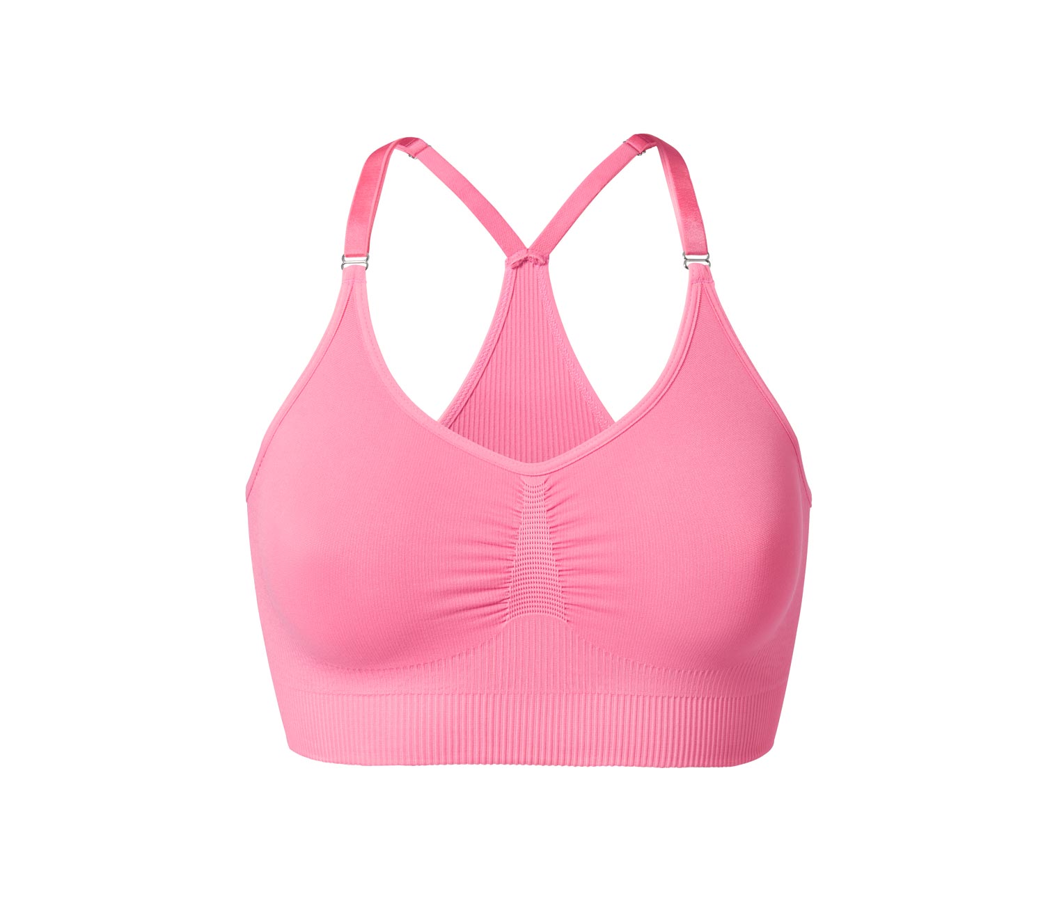 Thumbnail - Tchibo - Seamless-Sport-Bustier - Damen - Gr. M - pink