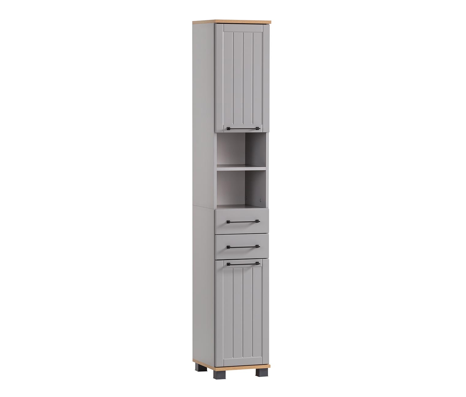 Thumbnail - Tchibo - Hochschrank »Jelda« - 30,5x32,5x181cm - schwarz - Holz / Metall / Kunststoff