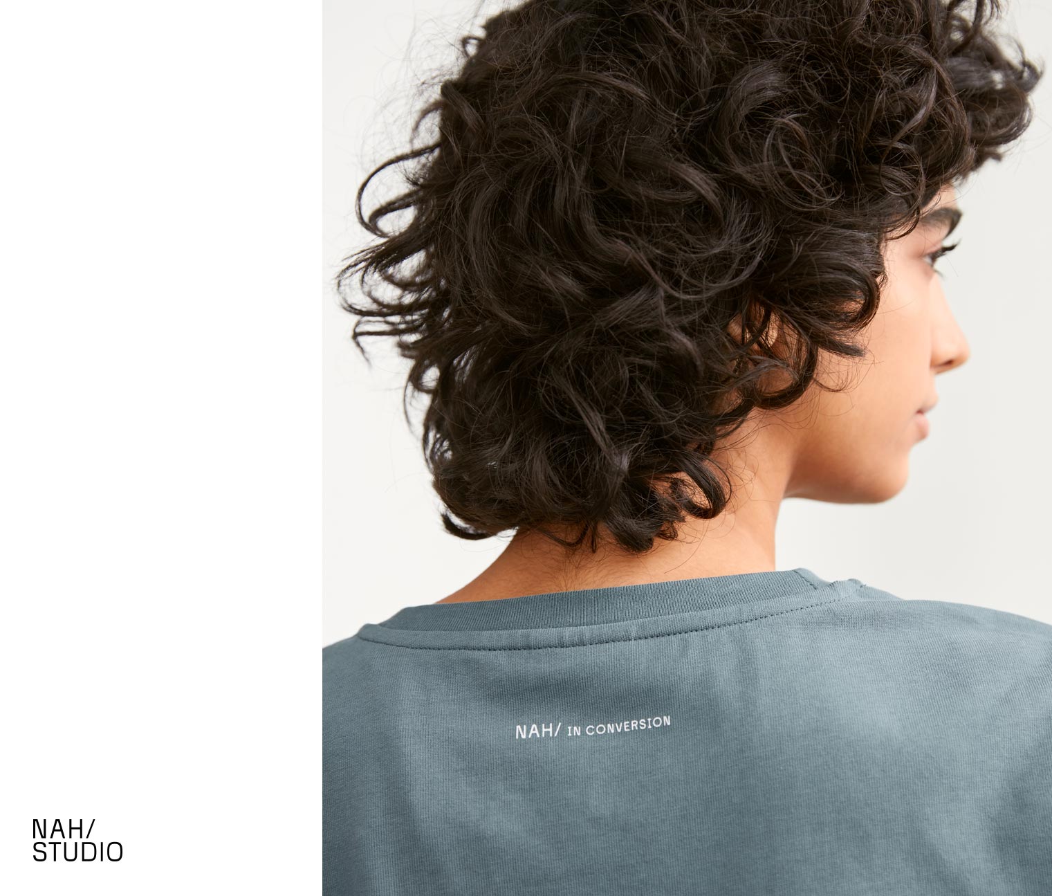 Thumbnail - Nah/Studio Heavy Weight Shirt - nachhaltige Baumwolle - Gr. XS - blau