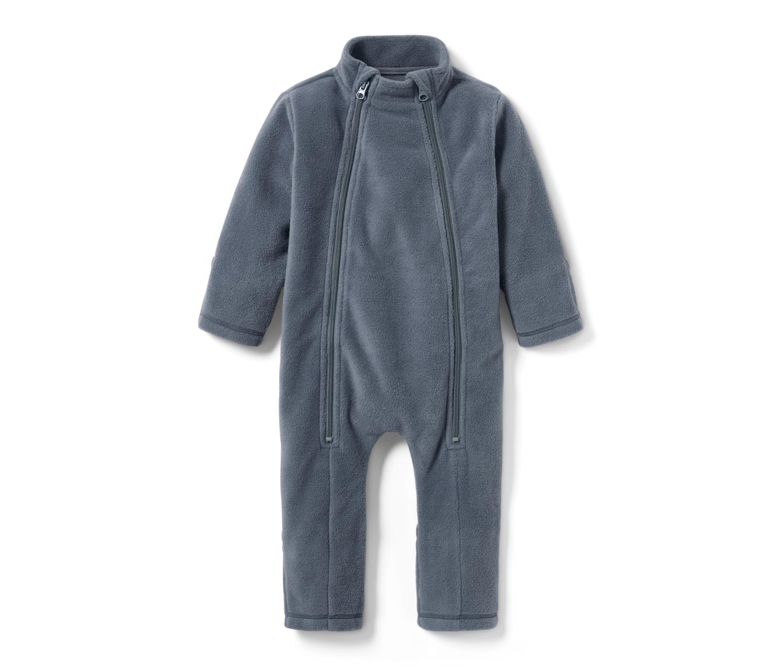Thumbnail - Tchibo - Baby-Fleece-Einteiler - Newborn - Gr. 50/56 - graublau