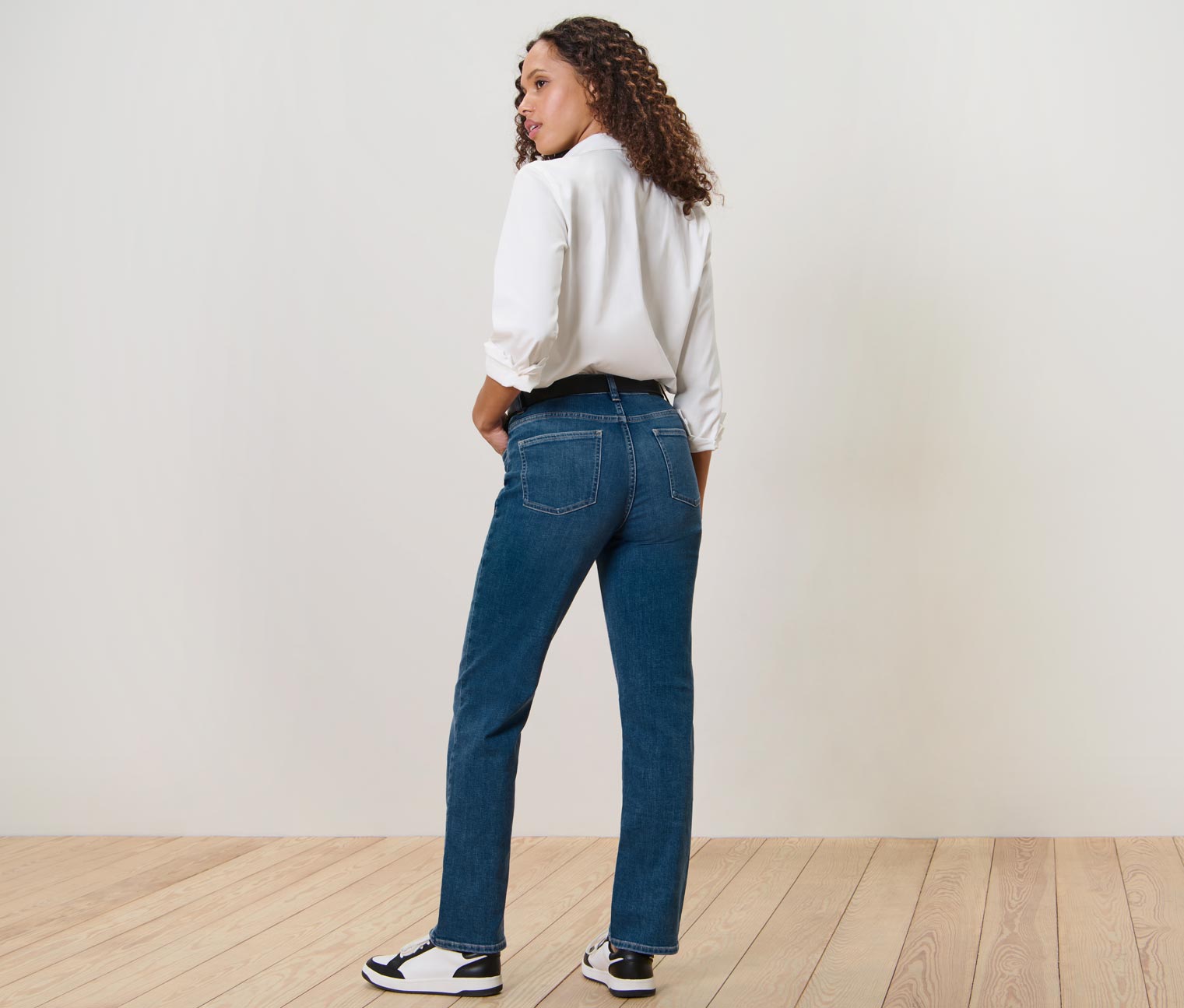 Thumbnail - Tchibo - Straight Jeans – Fit »Kira« - Damen - Gr. 42 - dunkelblau