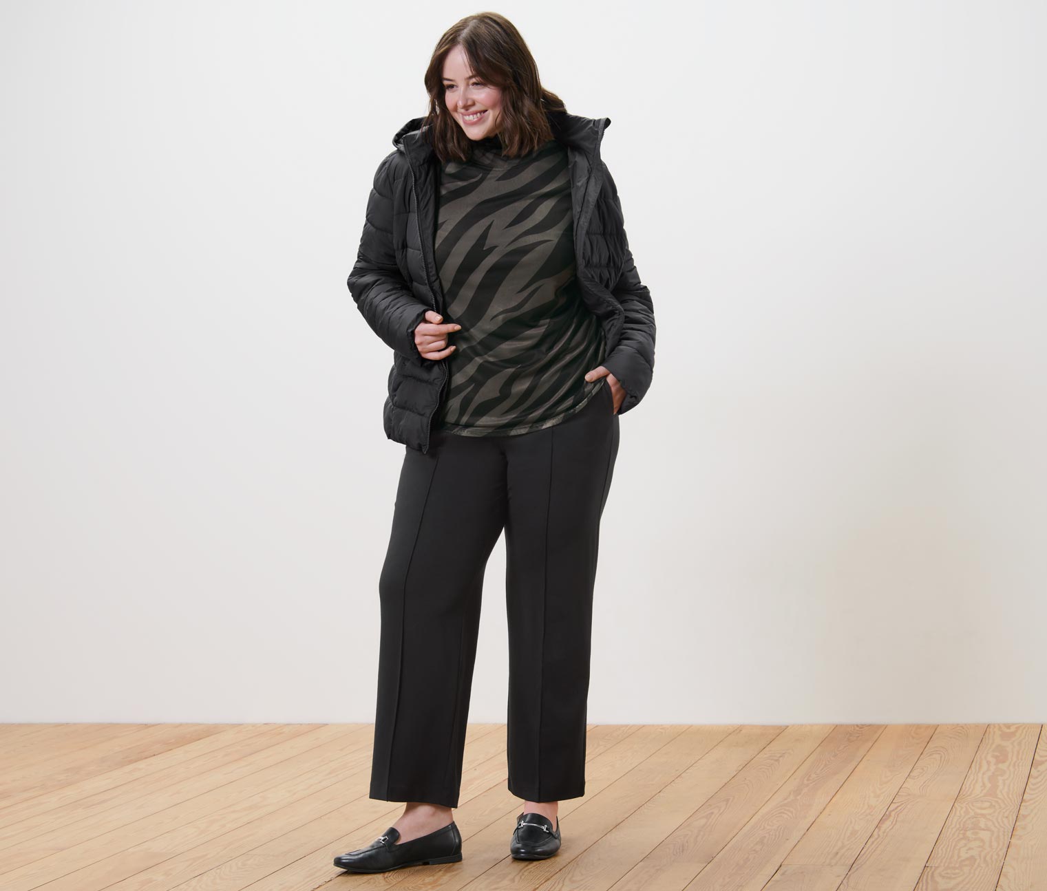 Thumbnail - Tchibo - Jerseyhose mit Biese - Damen - Gr. 36 - schwarz