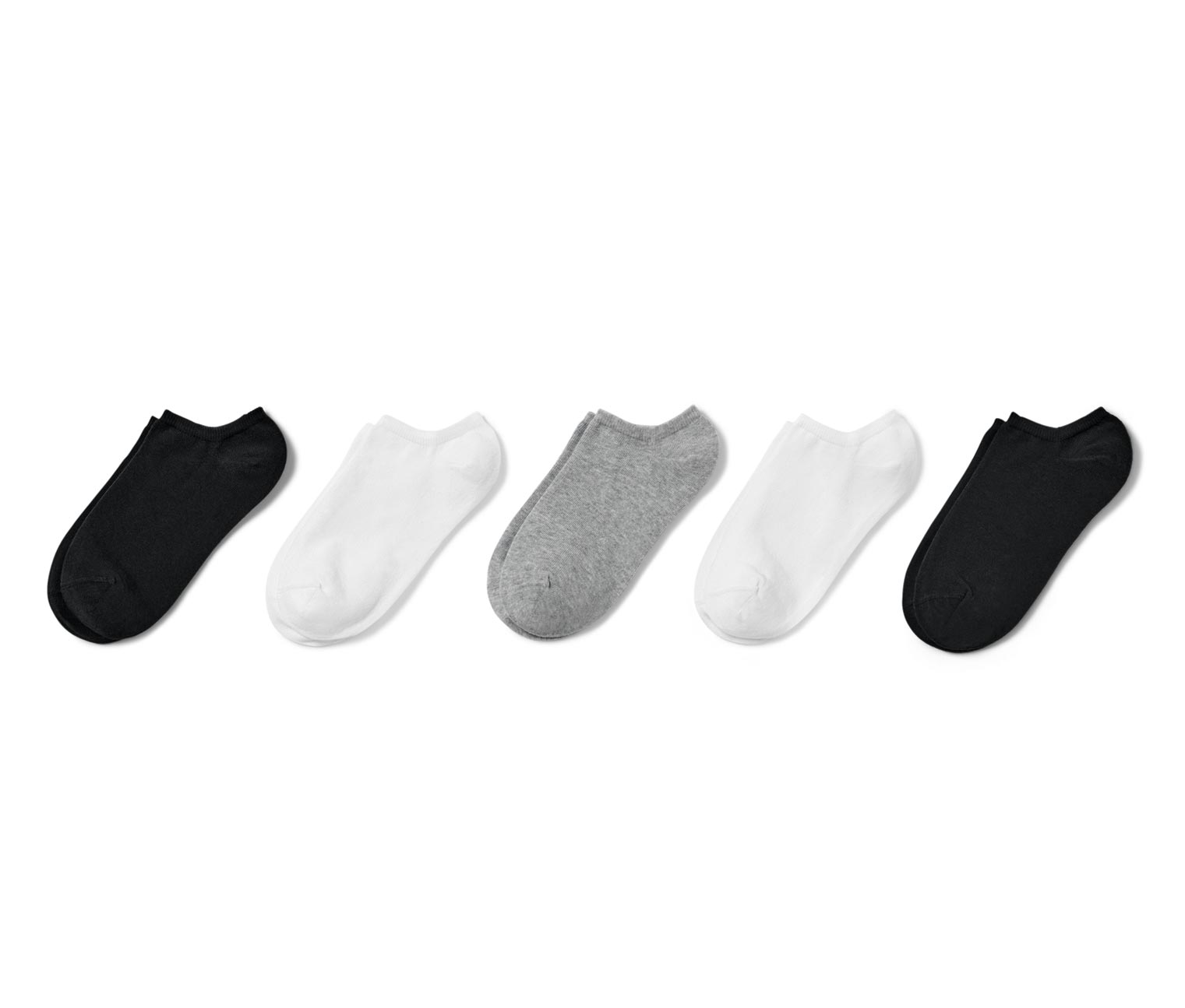 Thumbnail - Tchibo - 5 Paar Sneakersocken - Damen - Gr. 35-38 - schwarz