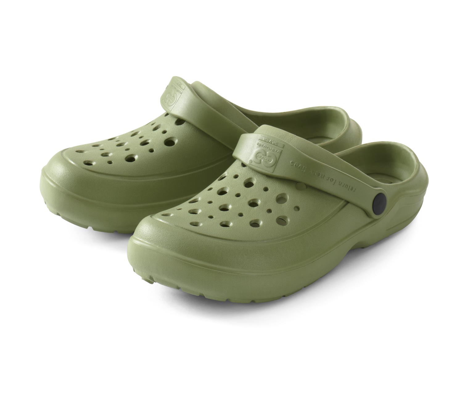 Thumbnail - Tchibo - Unisex-Clogs - Herren - Gr. 40 - olivgrün
