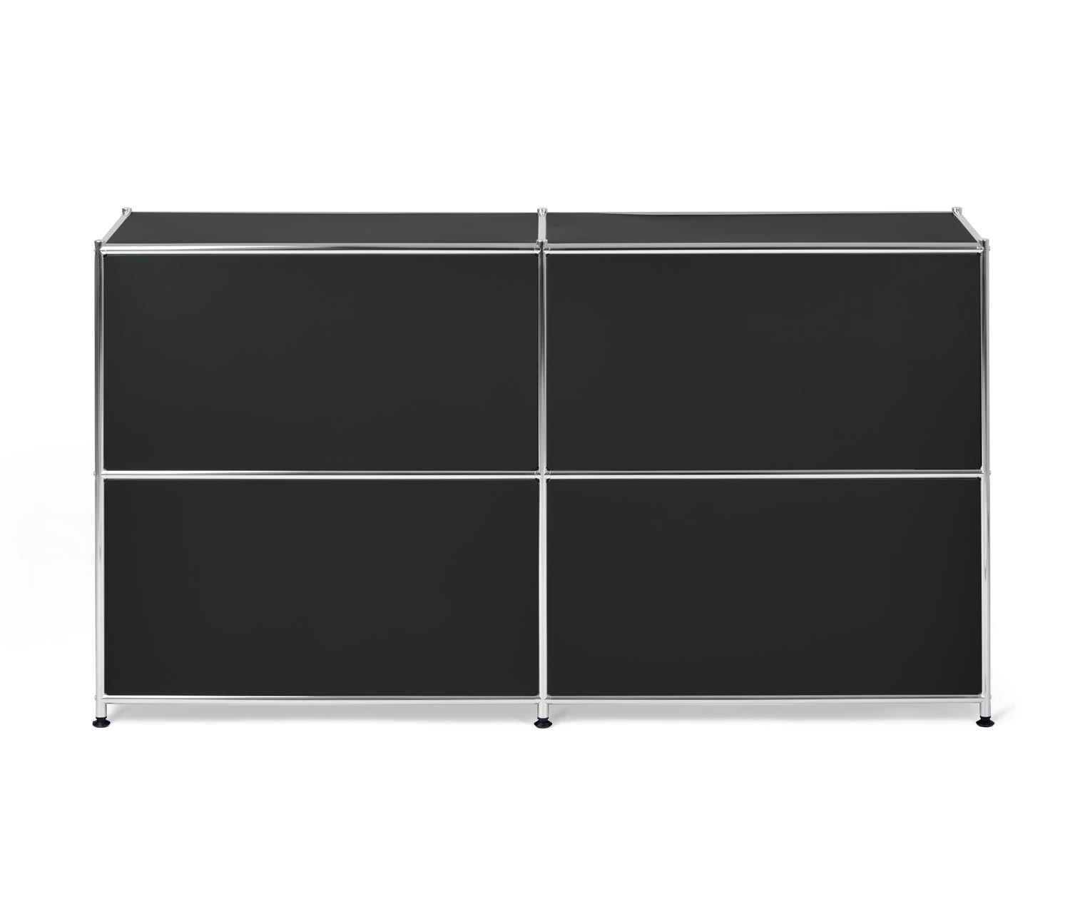 Thumbnail - Tchibo - Sideboard »Cn3« mit vier Klappen - 152x40x82,5cm - schwarz - Stahl / Aluminium / Kunststoff