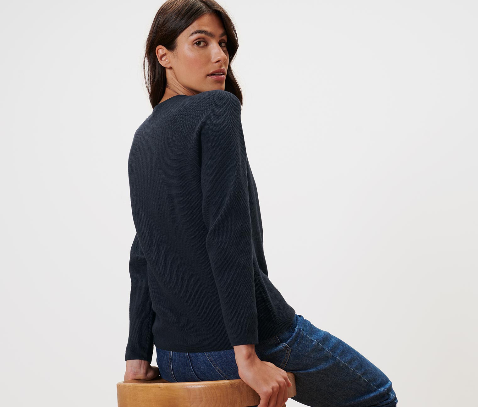 Thumbnail - Tchibo - Strickpullover - Damen - Gr. S - dunkelblau