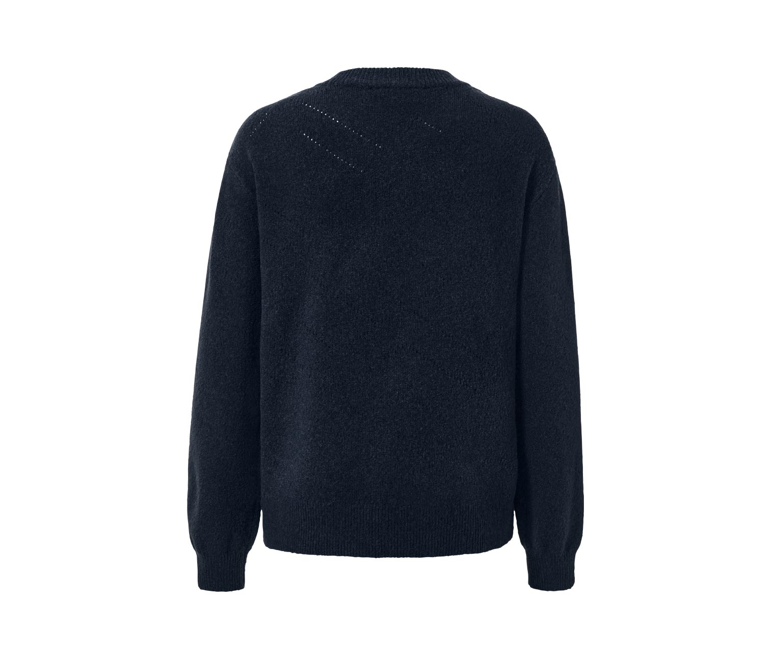 Thumbnail - Strickpullover mit Ajour-Muster - Damen - Gr. L - dunkelblau