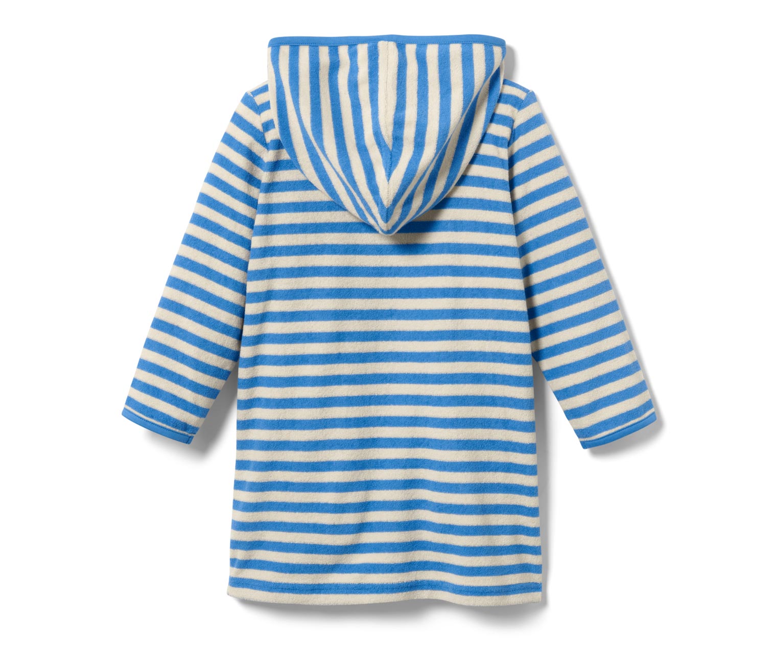 Thumbnail - Tchibo - Kinder-Frottierponcho - Gr. 122/128 - weiß/gestreift
