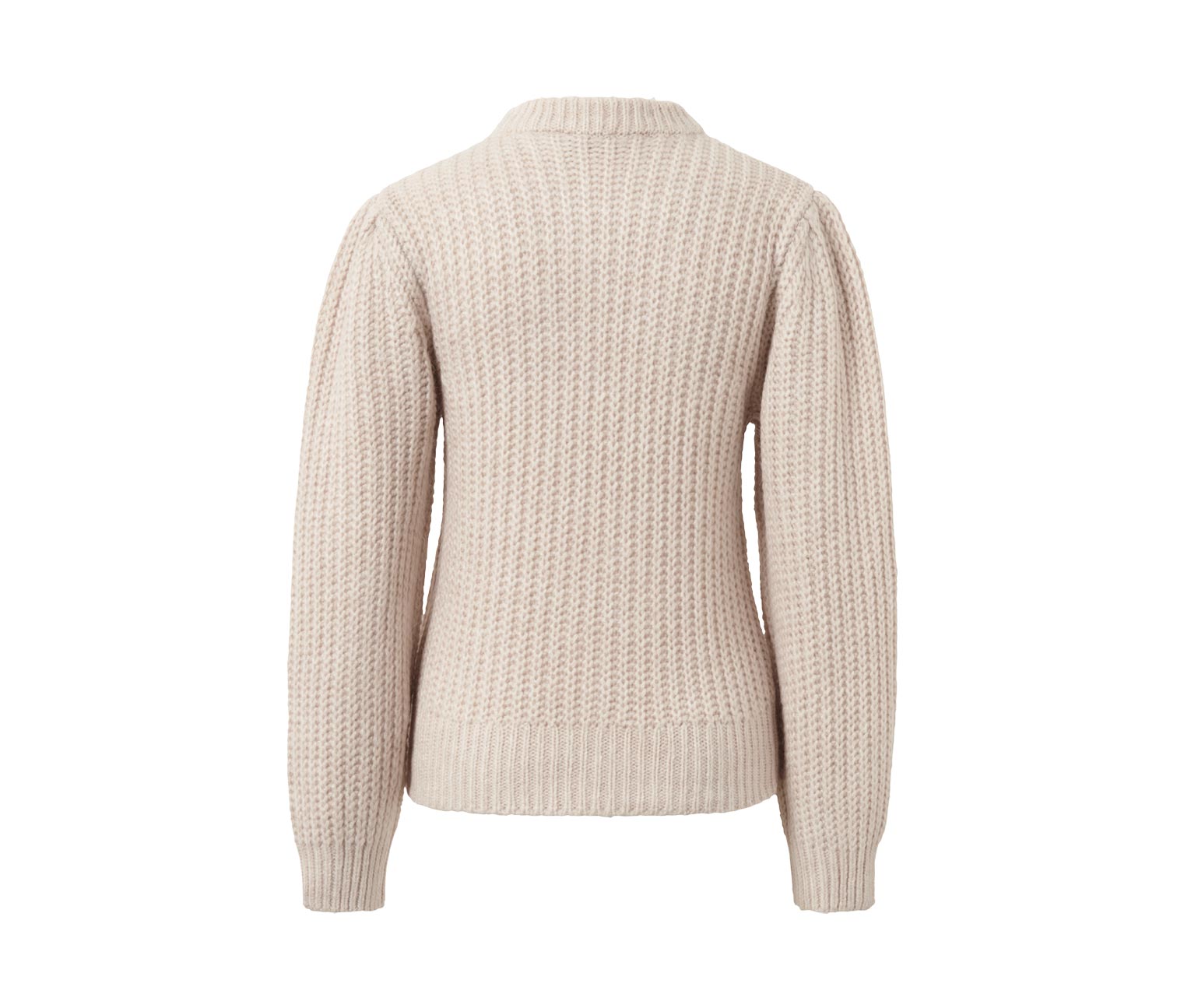 Thumbnail - Tchibo - Grobstrick-Pullover mit Wolle - Damen - Gr. XL - weiß