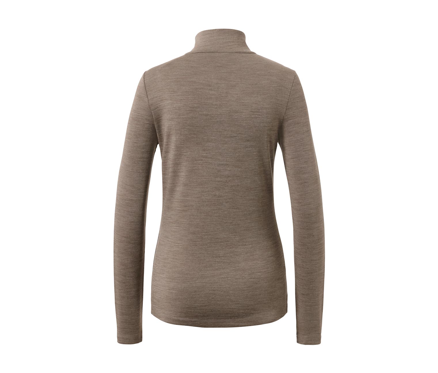 Thumbnail - Tchibo - Shirt mit RWS-zertifizierter Wolle - Damen - Gr. L - taupe