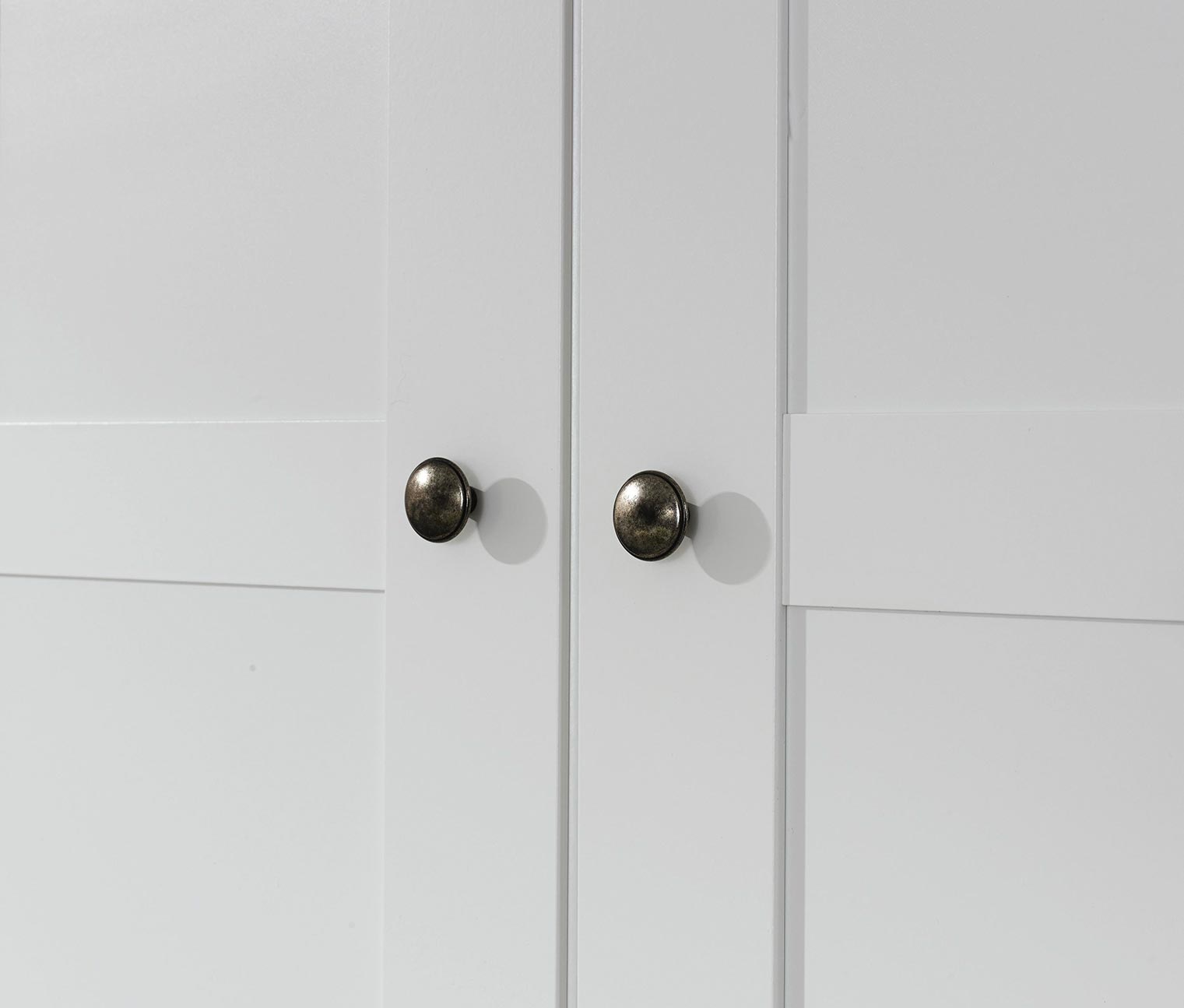 Thumbnail - rauch Kleiderschrank »Rosenheim« - 226x56x212cm - weiß - Holz / Glas / Metall