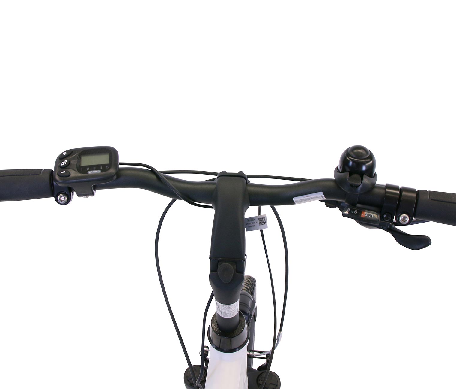 Thumbnail - Hawk Bikes E-Bike Damen »e-Trekking Lady Bafang« - hellgrau