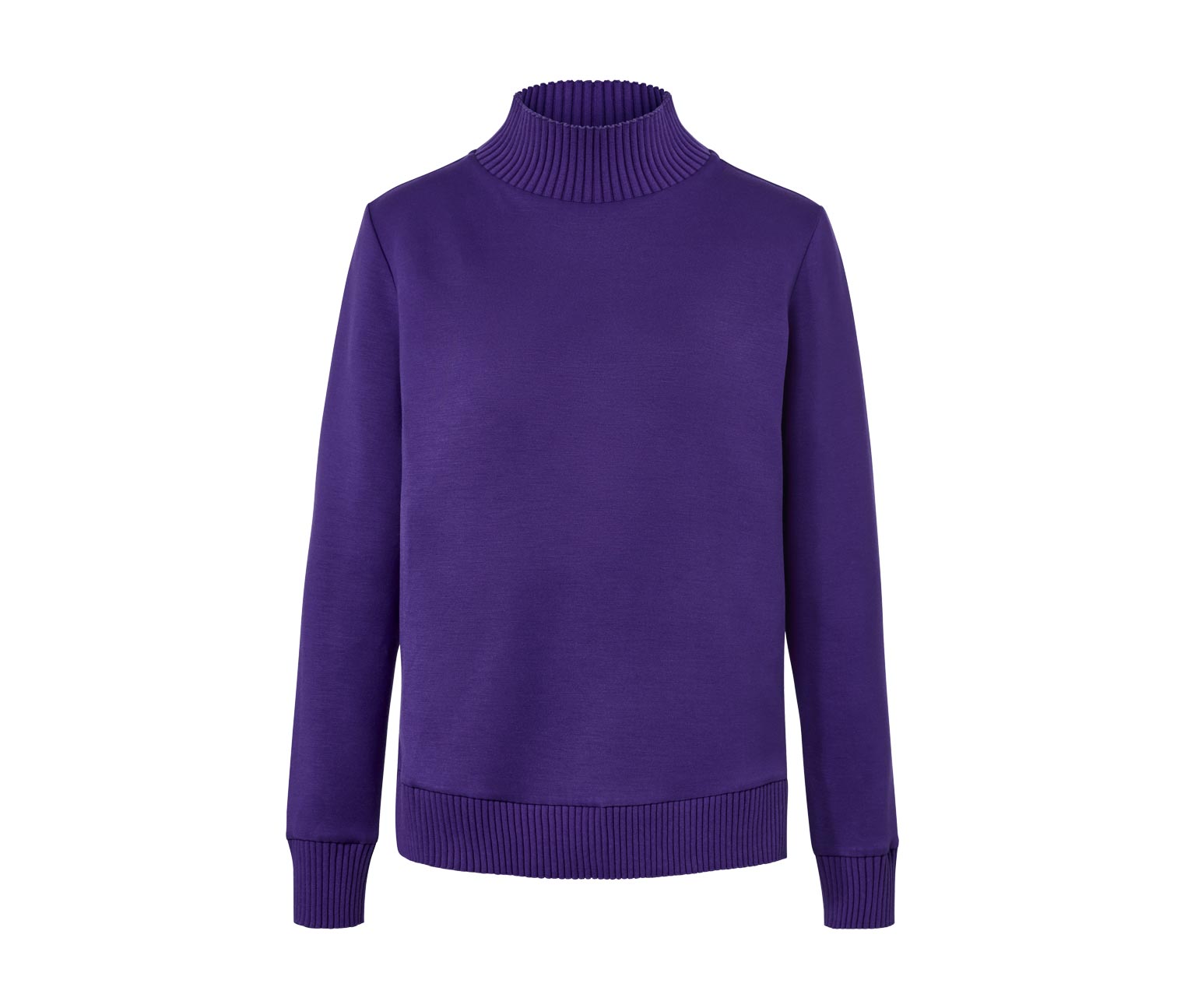 Thumbnail - Tchibo - Sweatshirt mit Stehkragen - Damen - Gr. L - lila