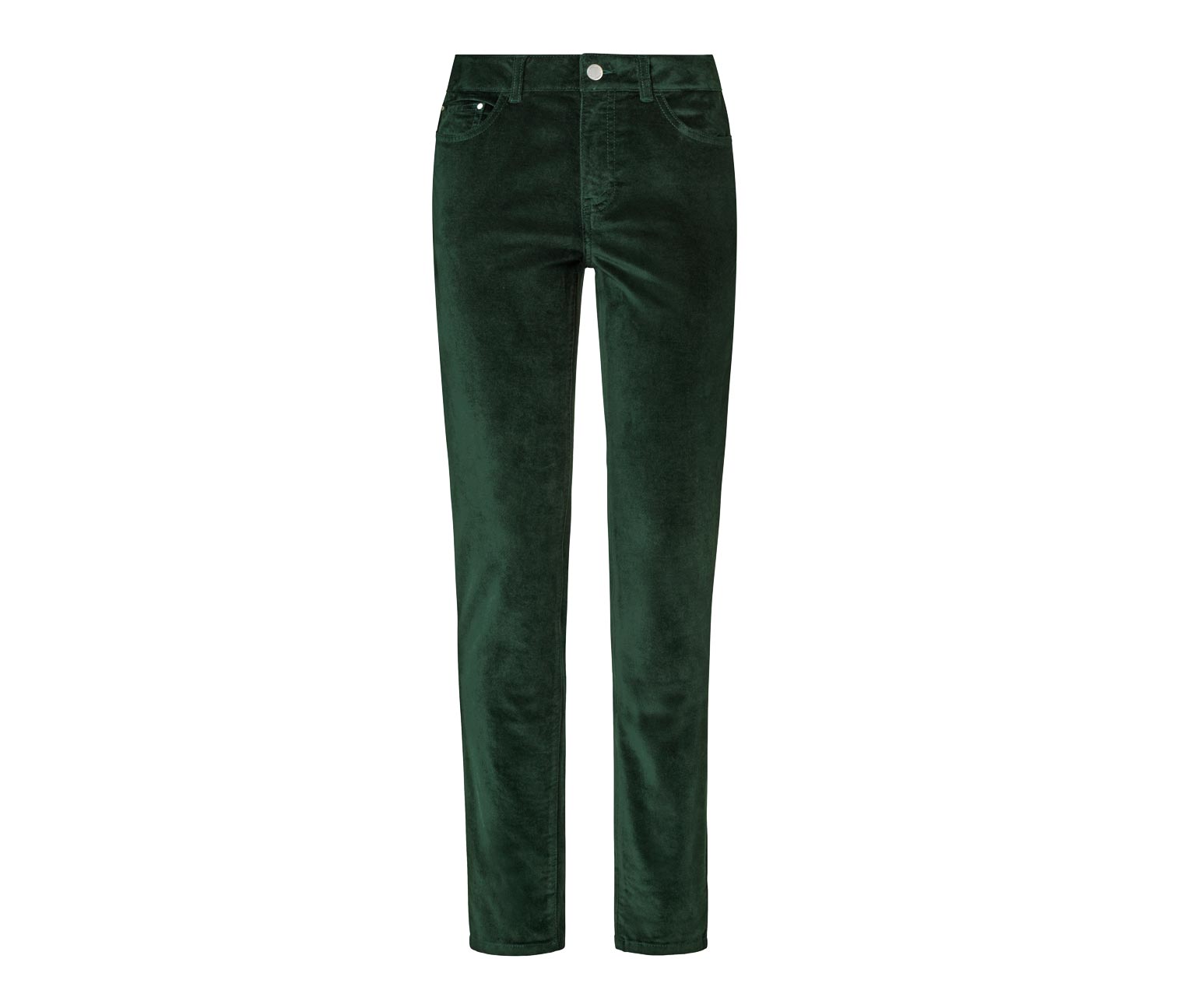 Thumbnail - Tchibo - Samthose - Damen - Gr. 38 - dunkelgrün