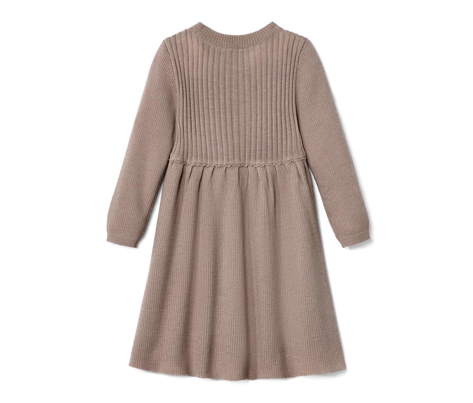 Thumbnail - Tchibo - Kleinkind-Merino-Strickkleid - Mädchen - Gr. 110/116 - beige
