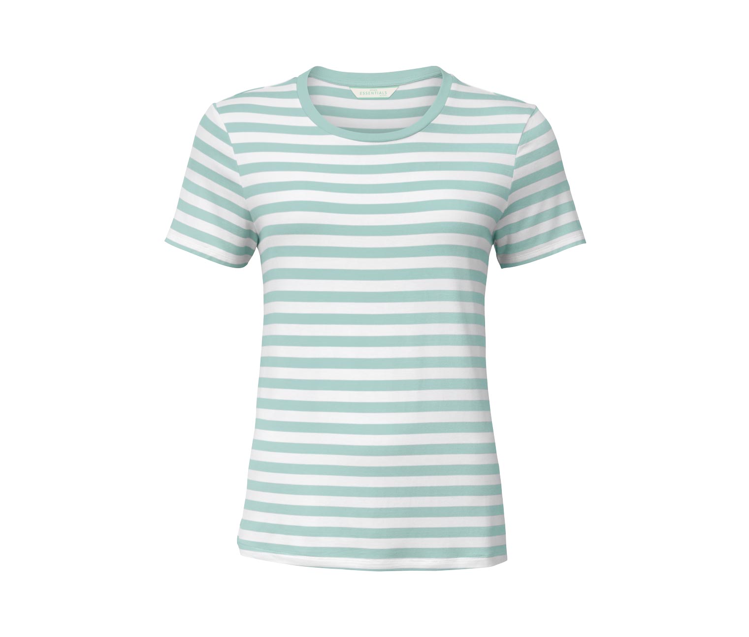 Thumbnail - Tchibo - Gestreiftes T-Shirt - Damen - Gr. XL - weiß/gestreift