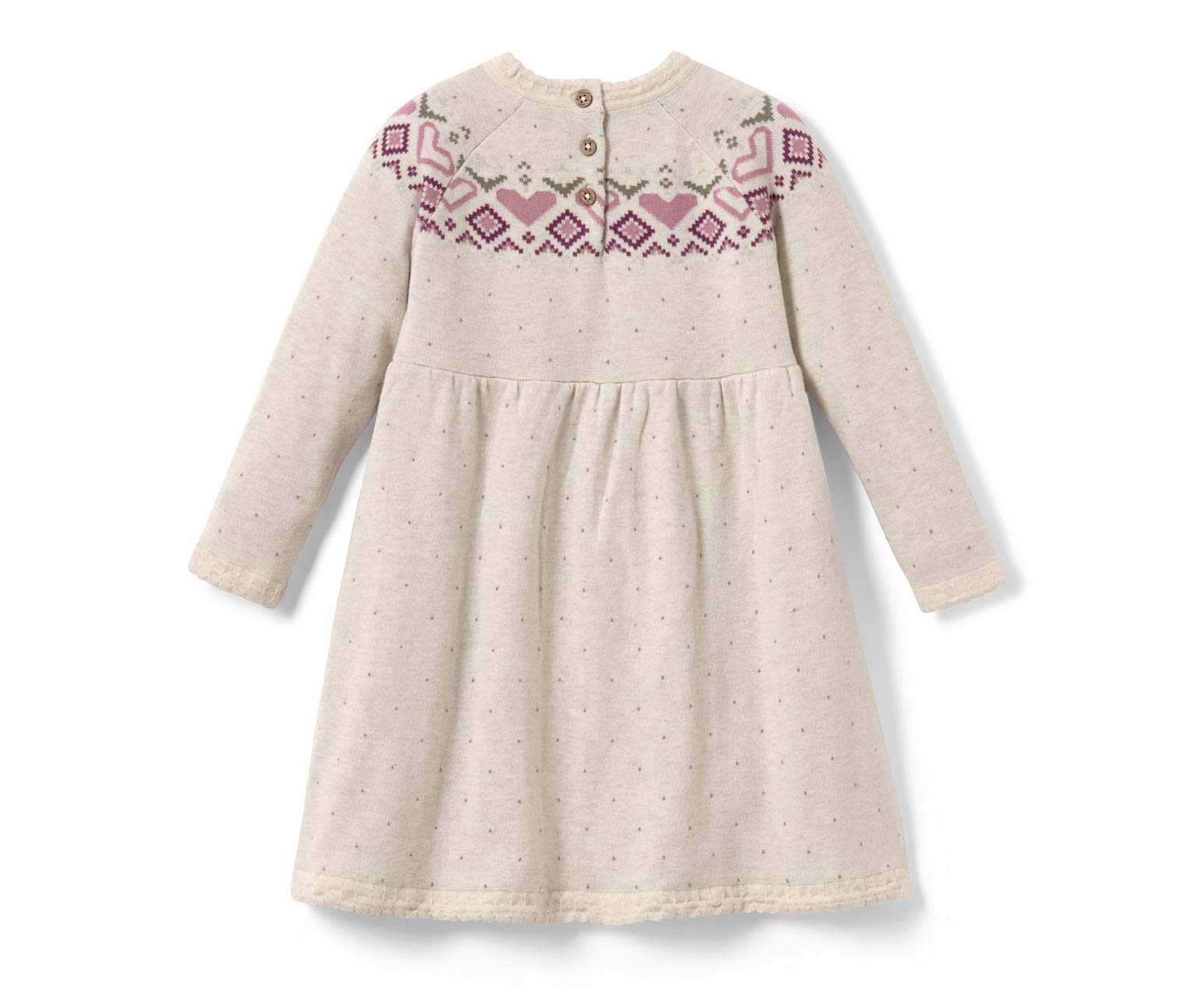 Thumbnail - Tchibo - Kinder-Strick-Kleid - Mädchen - Gr. 86/92 - beige