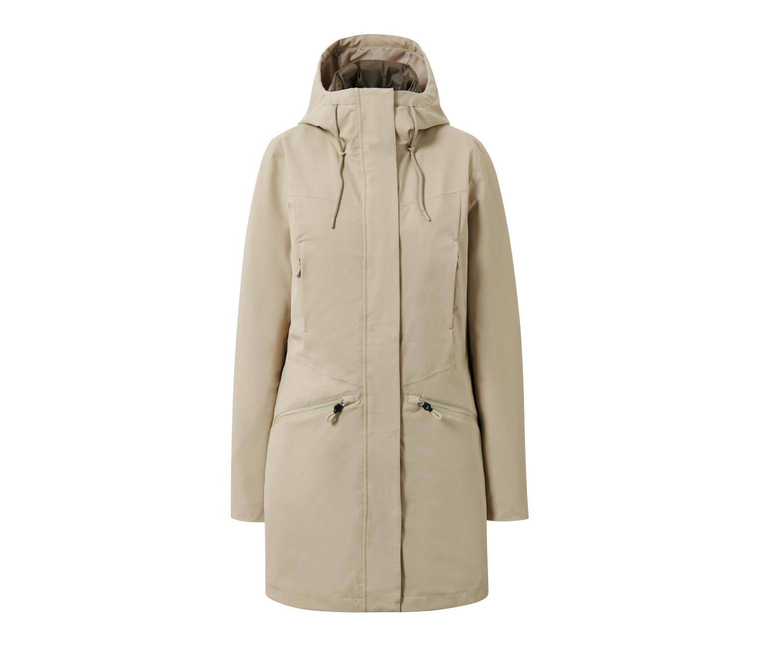 Thumbnail - Tchibo - 3-in-1-Outdoormantel - Damen - Gr. 40 - grau