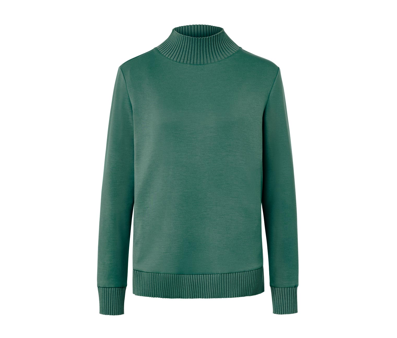 Thumbnail - Tchibo - Sweatshirt mit Stehkragen - Damen - Gr. M - grün