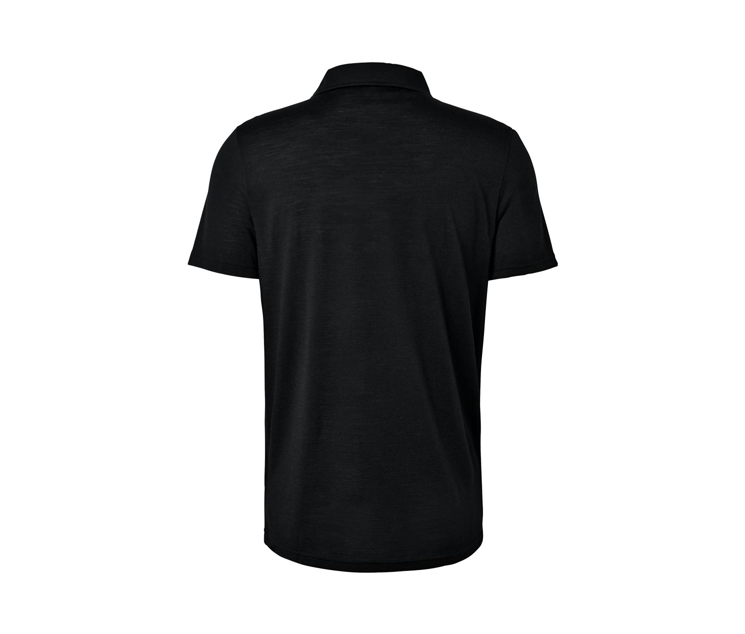 Thumbnail - Tchibo - Poloshirt mit Merinowolle - Herren - Gr. L - schwarz