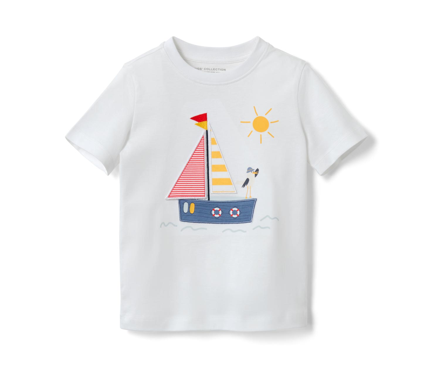 Thumbnail - Tchibo - 2 Kinder-T-Shirts mit Applikation - Jungen - Gr. 86/92 - hellblau