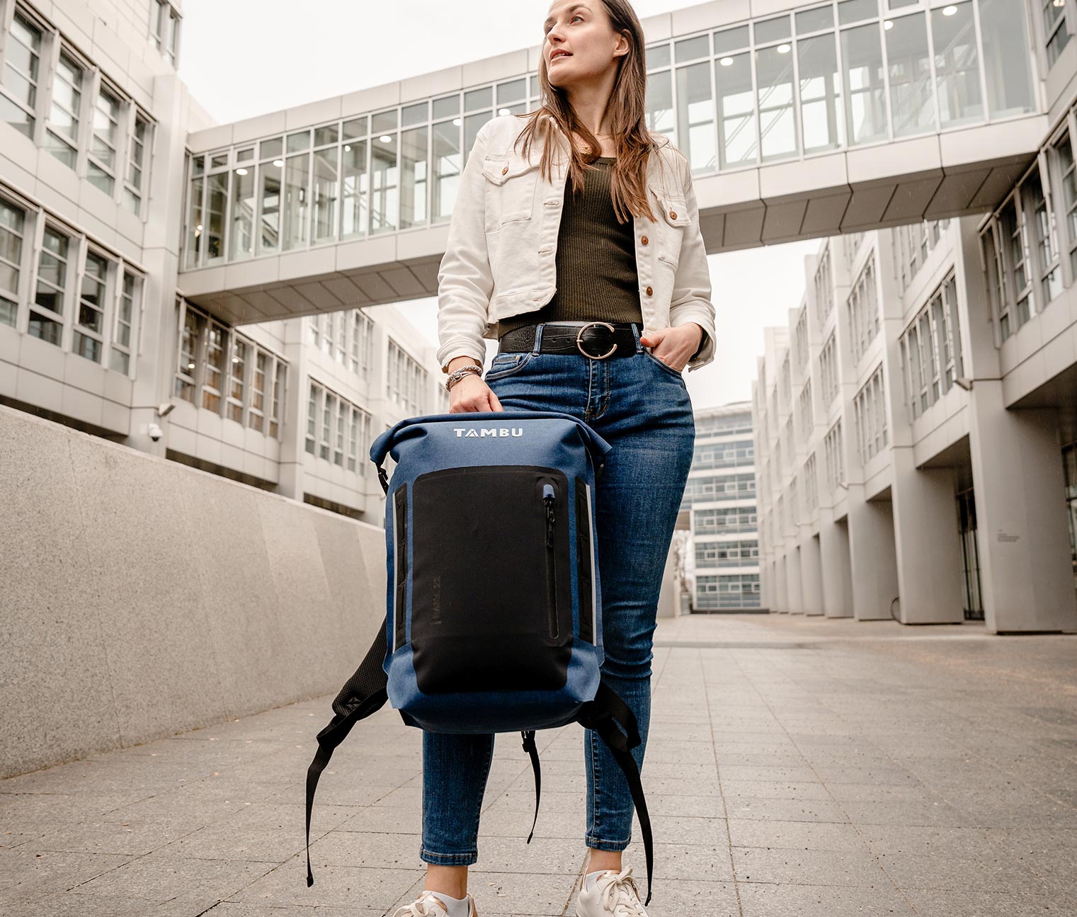 Thumbnail - Tchibo - Tambu Rolltop-Rucksack Rana - schwarz