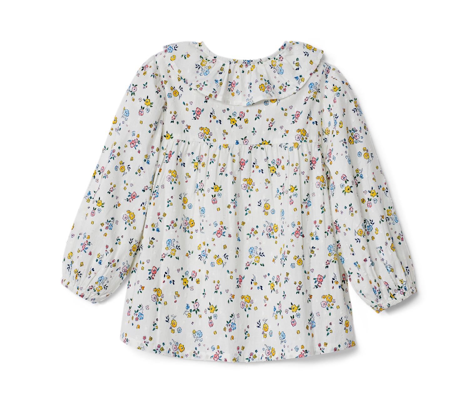 Thumbnail - Tchibo - Kinder-Bluse - Mädchen - Gr. 110/116 - creme/geblümt