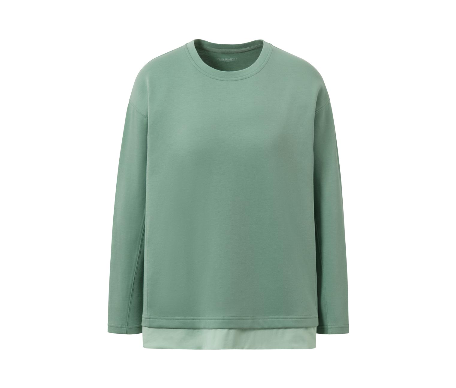Thumbnail - Tchibo - Oversized Fitness-Longsleeve - Damen - Gr. XS - grün