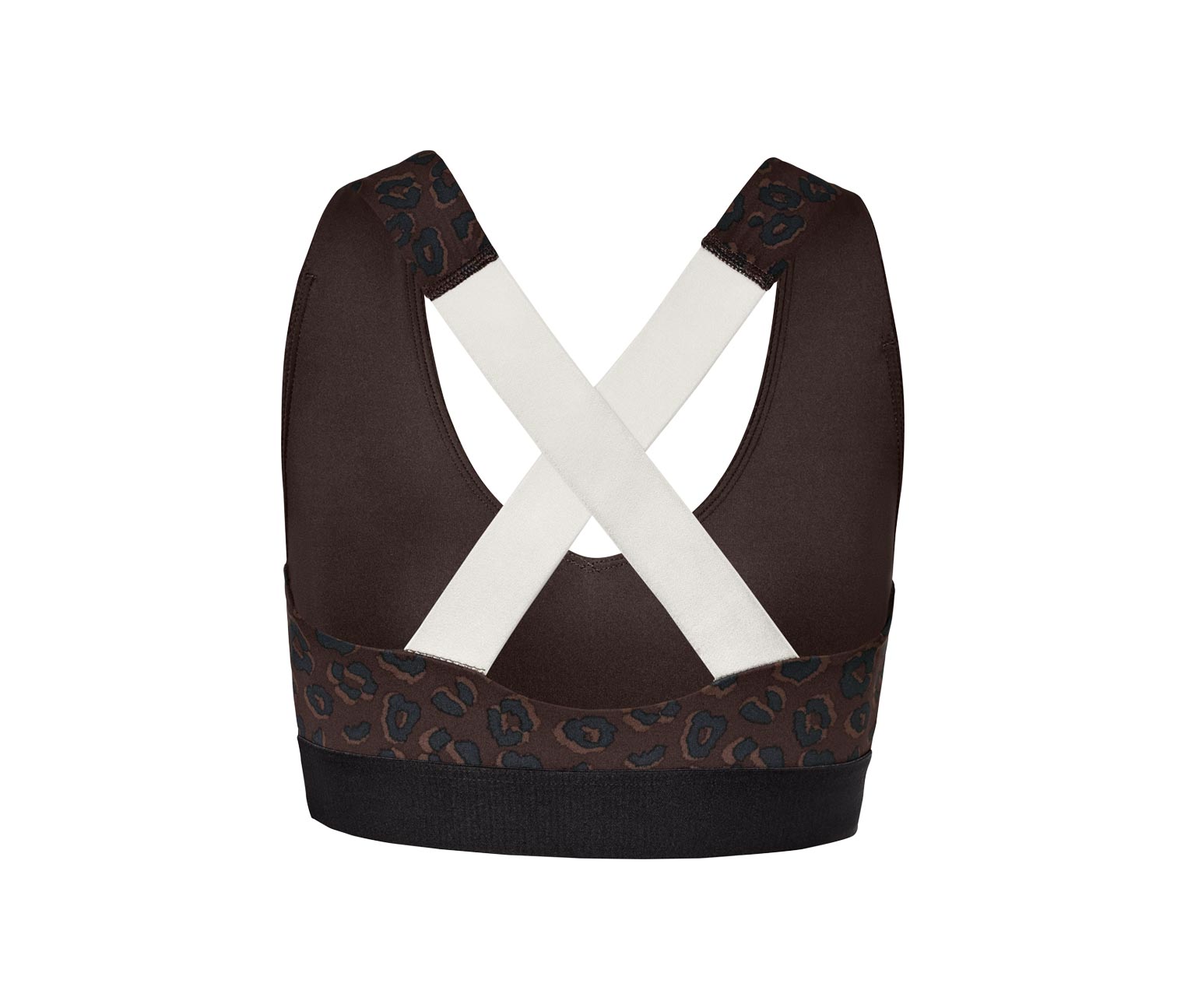 Thumbnail - Tchibo - Sport-Bustier - Damen - Gr. XS - schwarz/print
