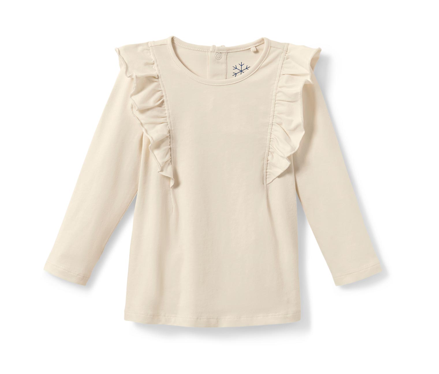 Thumbnail - Tchibo - Kinder-Langarmshirt - Mädchen - Gr. 110/116 - creme