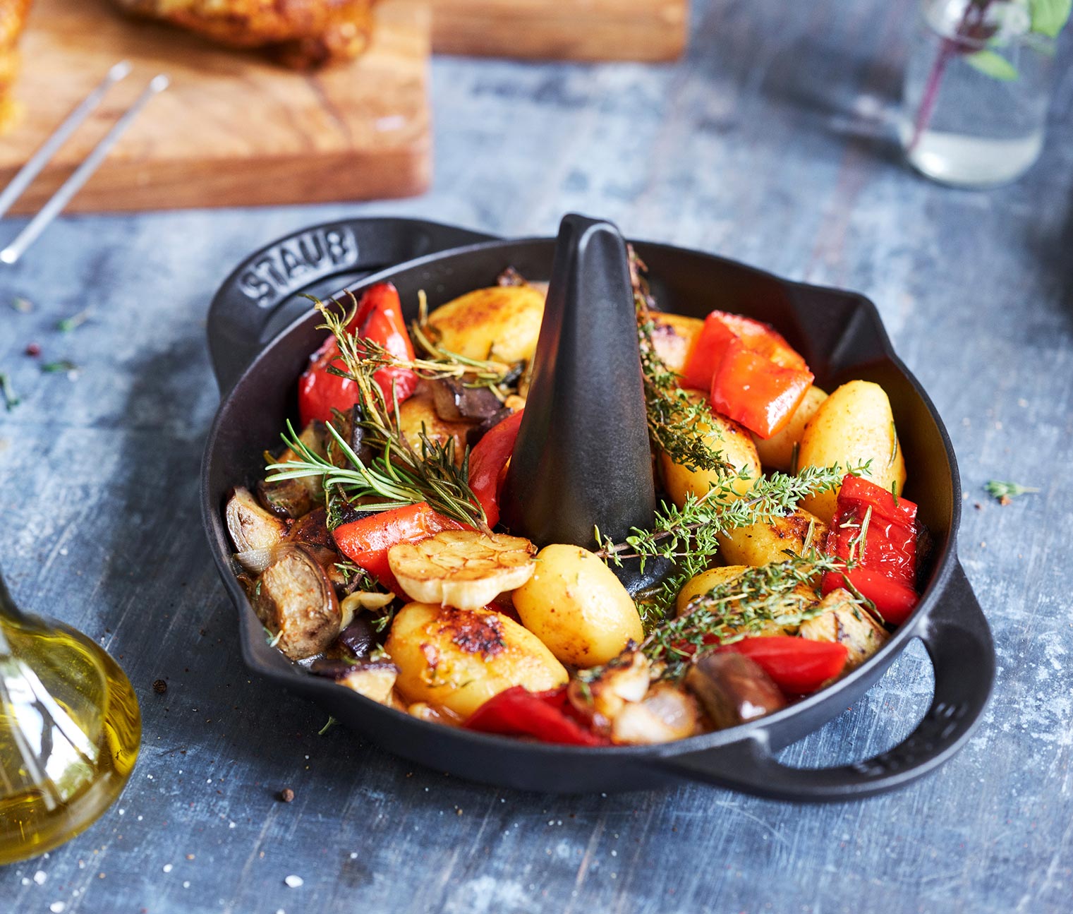 Thumbnail - Staub Hähnchen-Bräter - schwarz