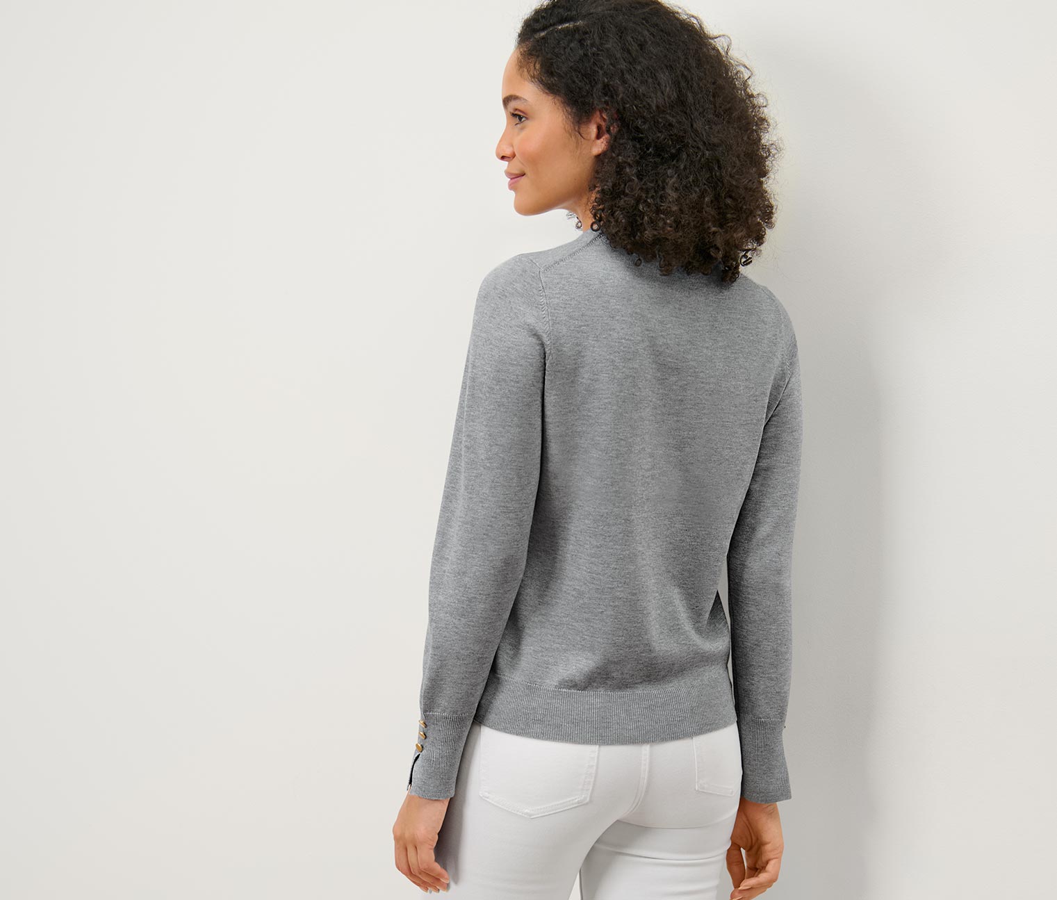 Thumbnail - Tchibo - Feinstrickpullover - Damen - Gr. XXL - grau