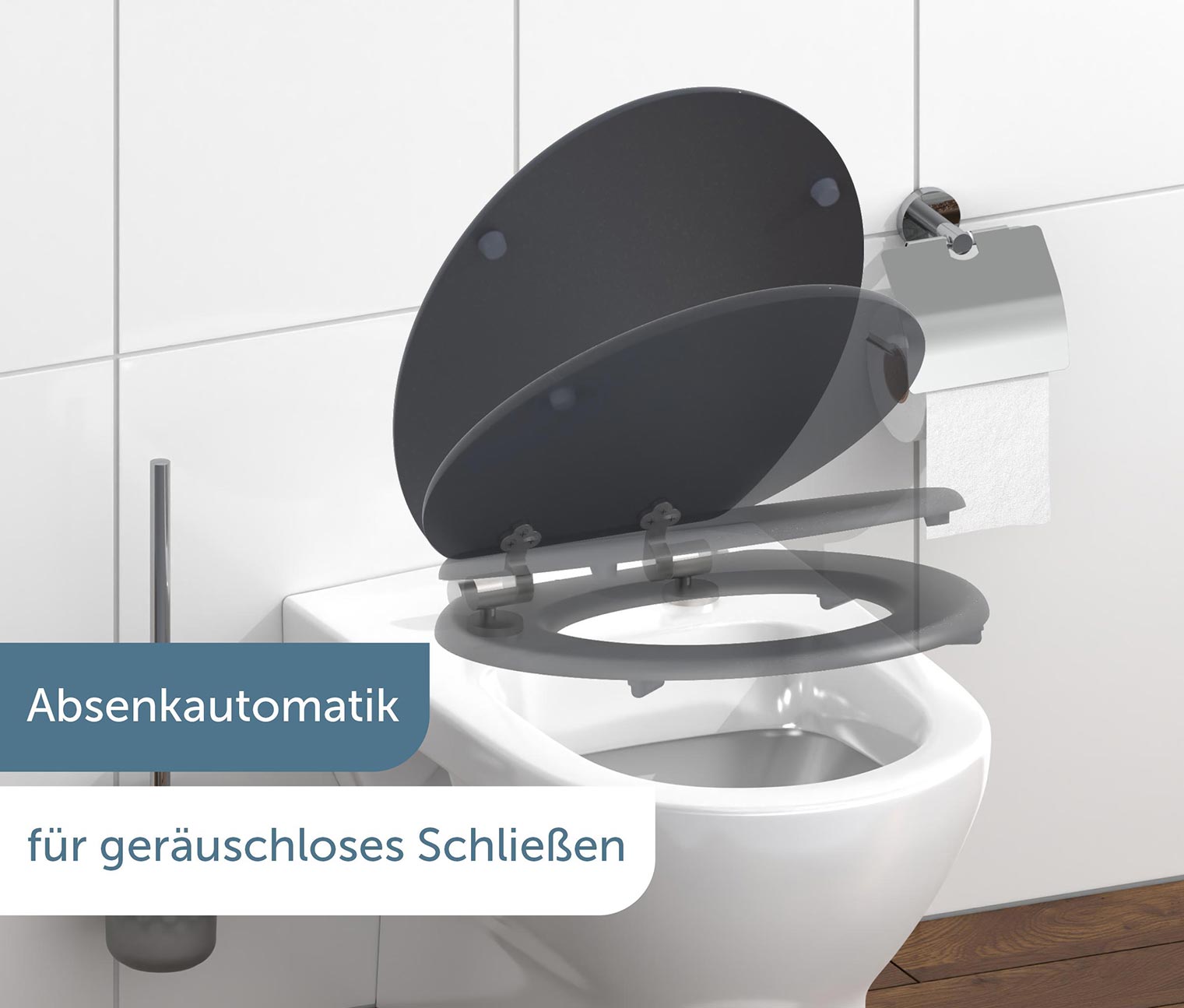 Thumbnail - Tchibo - MDF WC-Sitz - anthrazit