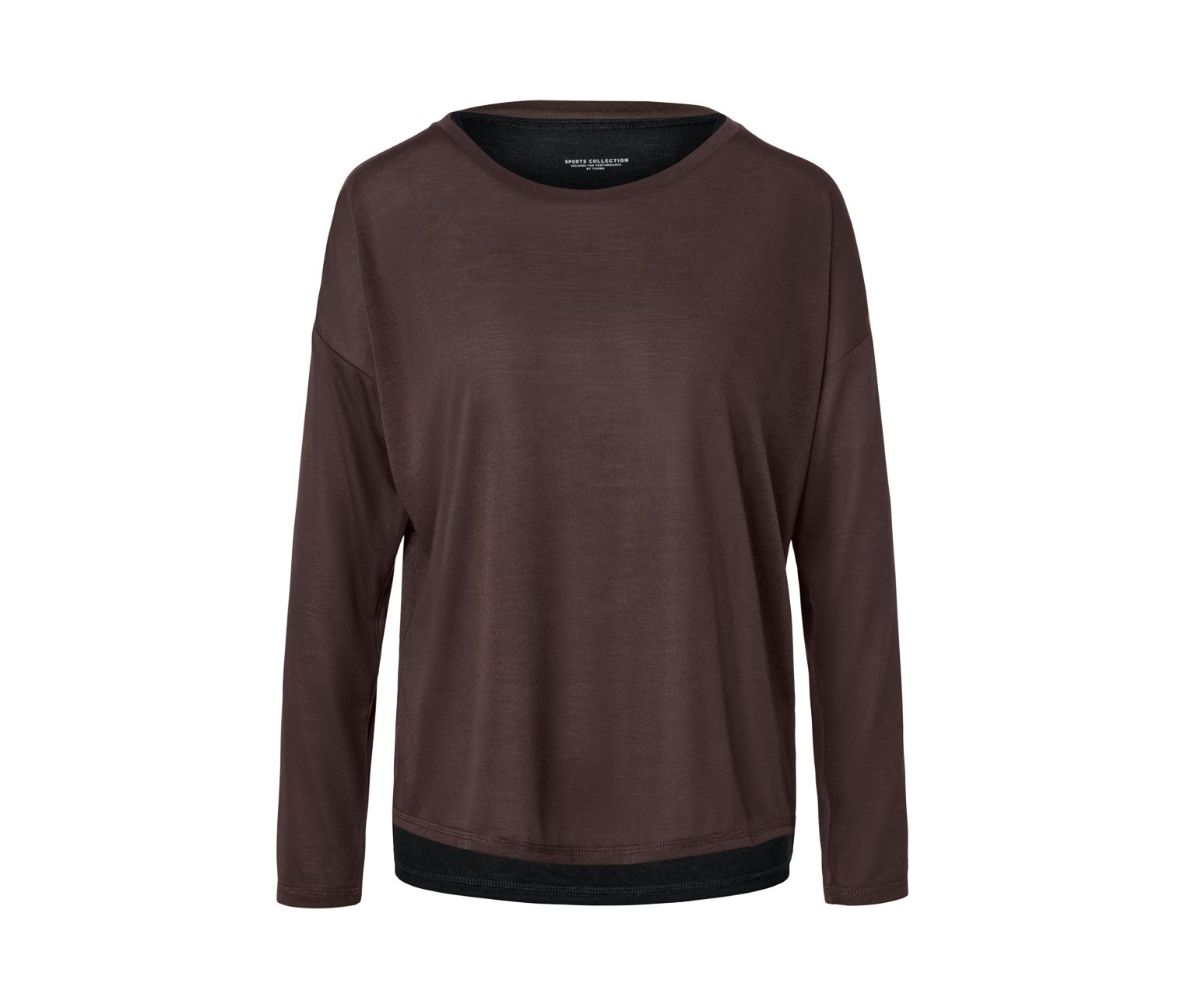 Thumbnail - Tchibo - 2-in-1-Sportshirt - Damen - Gr. S - schwarz
