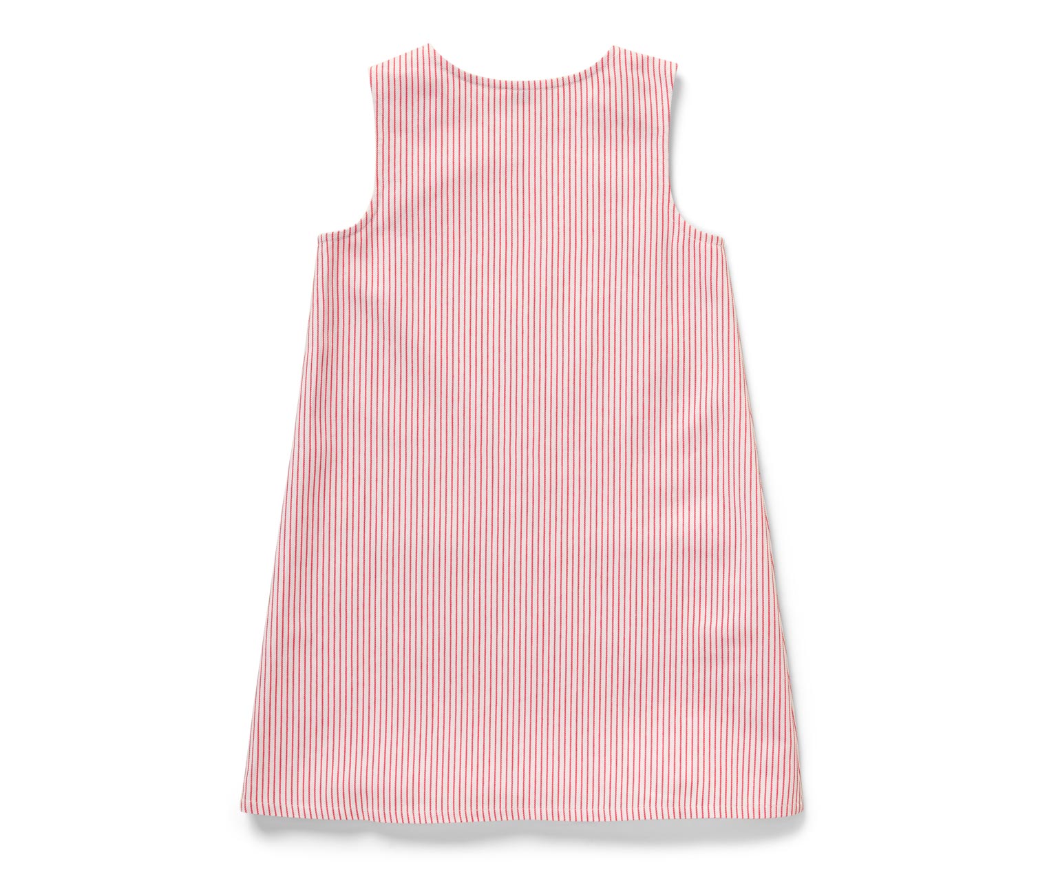 Thumbnail - Tchibo - Kinder-Web-Latzkleid - Mädchen - Gr. 110/116 - weiß/gestreift