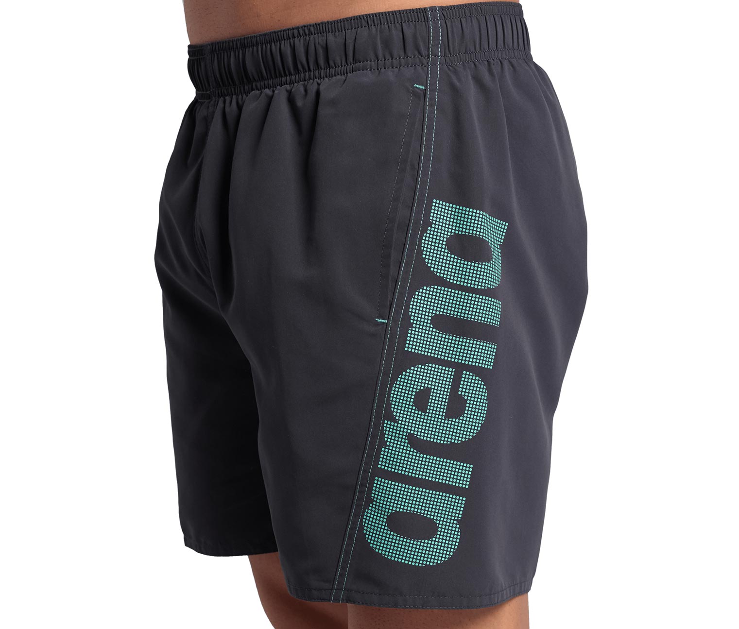 Thumbnail - Tchibo - arena Badeshorts Fundamentals Logo - Herren - Gr. M - grau