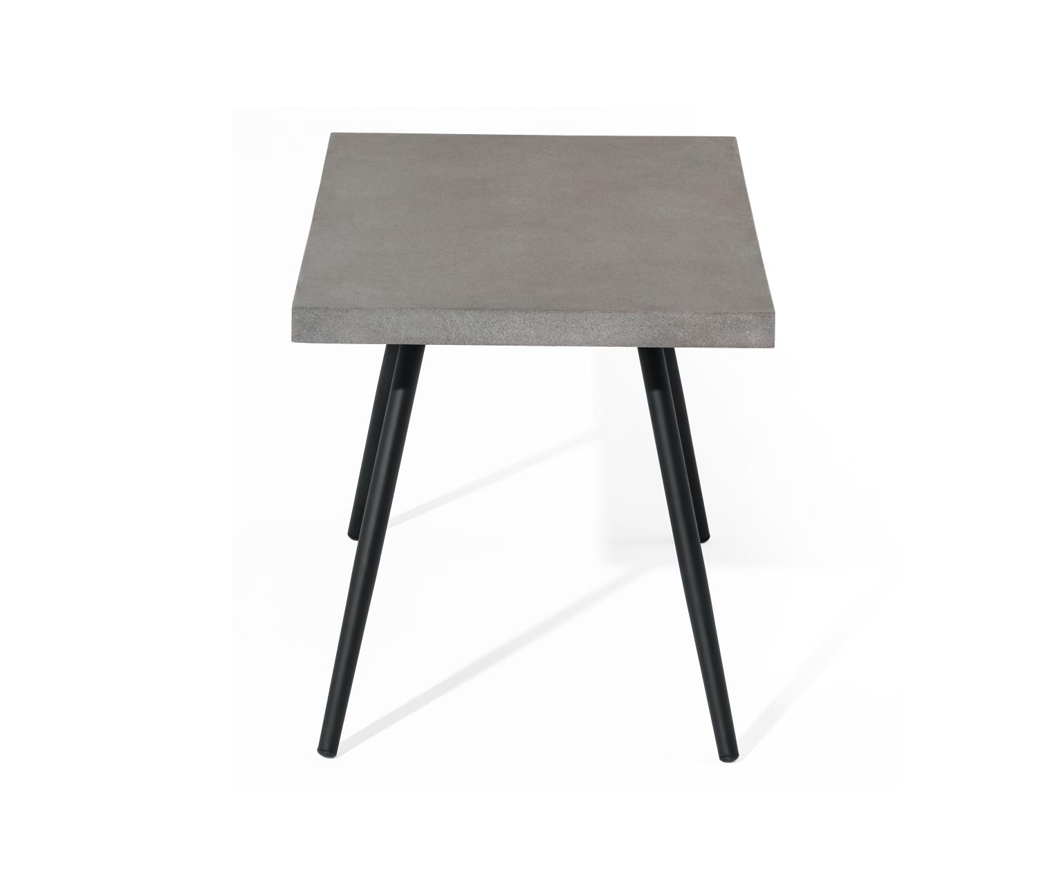 Thumbnail - Tchibo - Couchtisch mit Polyzement-Tischplatte - 90x50x50cm - schwarz - Polyzement / Stahl / Stahl