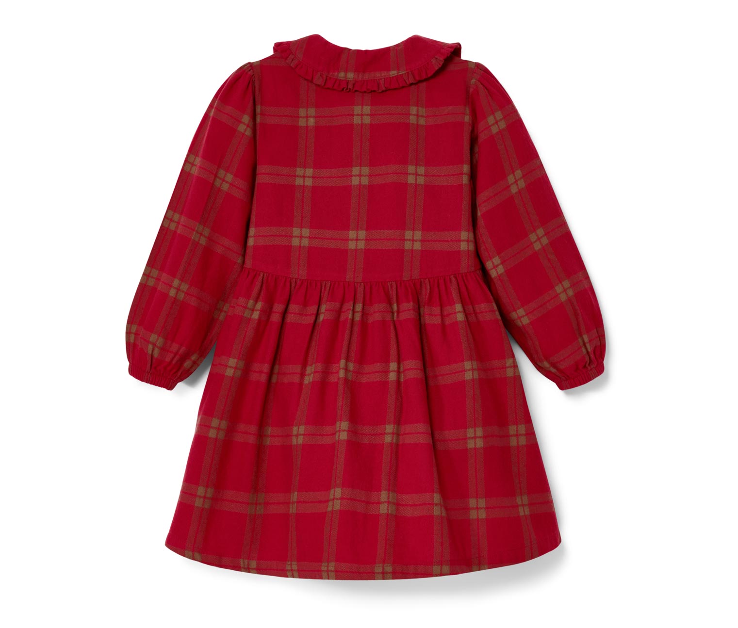 Thumbnail - Tchibo - Kleinkind-Webkleid - Mädchen - Gr. 122/128 - rot