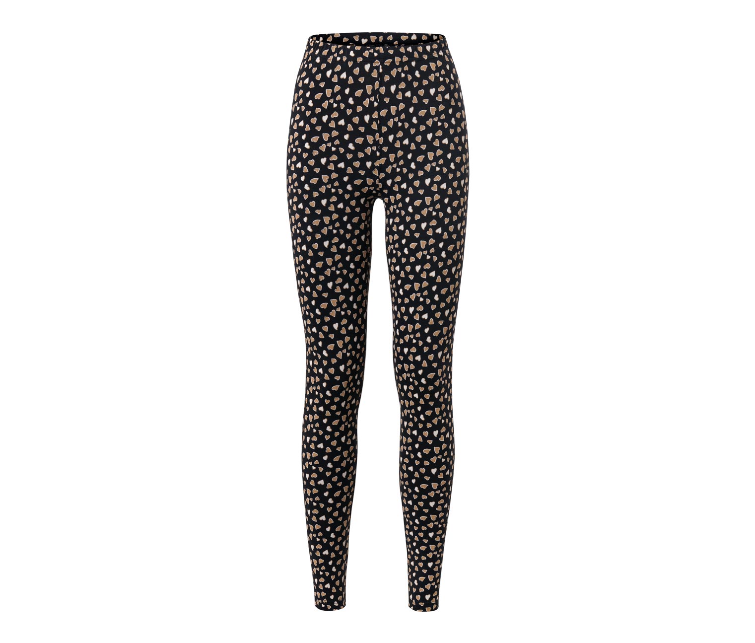 Thumbnail - Tchibo - Leggings mit Alloverprint - Damen - Gr. S - creme/print