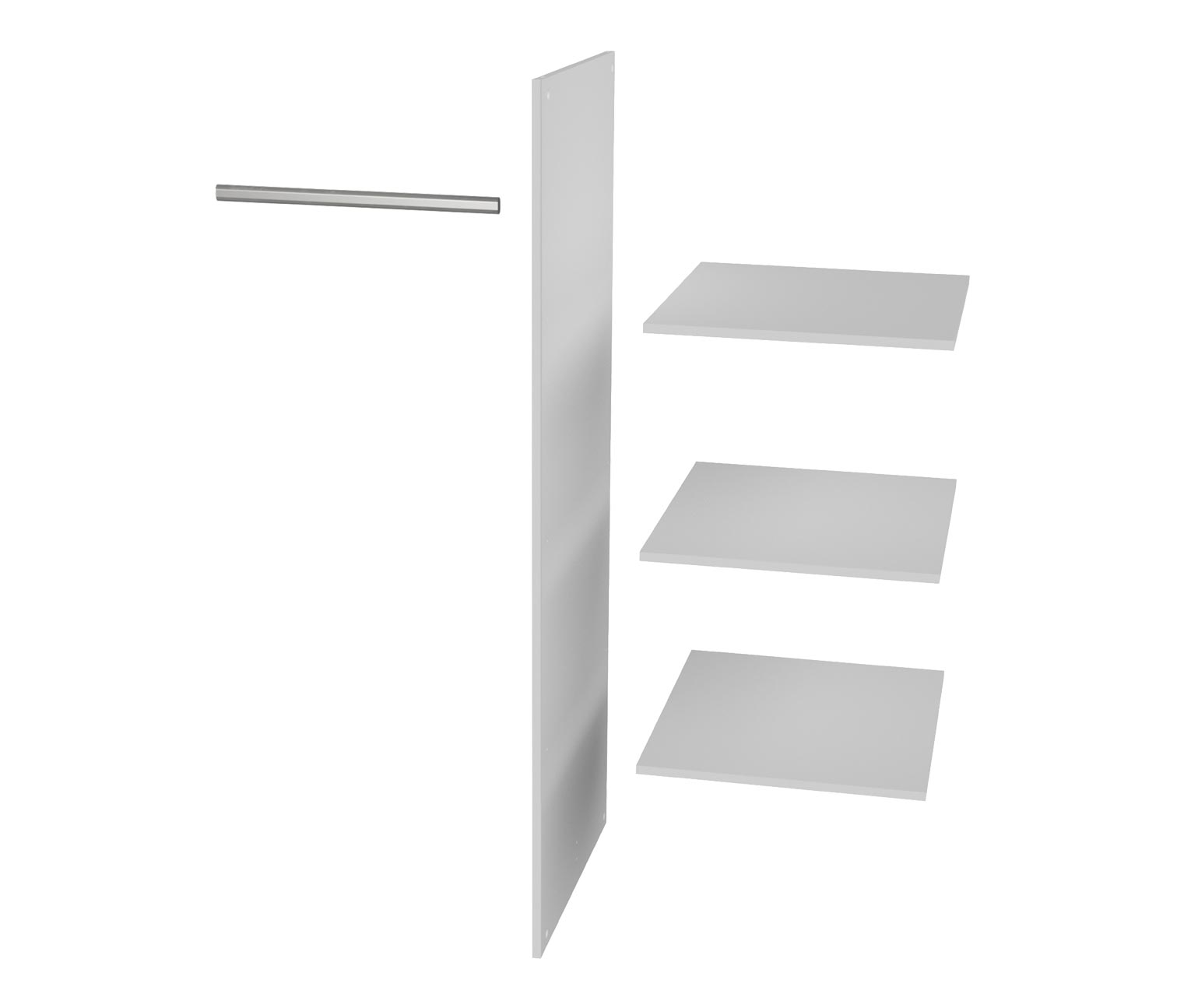 Thumbnail - Tchibo - Woood Streifentürschrank »Connect« - 52x3x144cm - weiß -