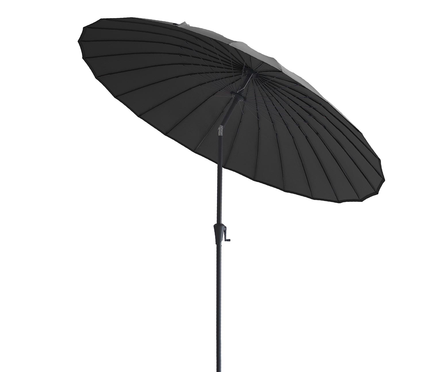 Thumbnail - Leco Shanghai Sonnenschirm* - 155x14x14cm - anthrazit - Aluminium / Fiberglas / Polyester