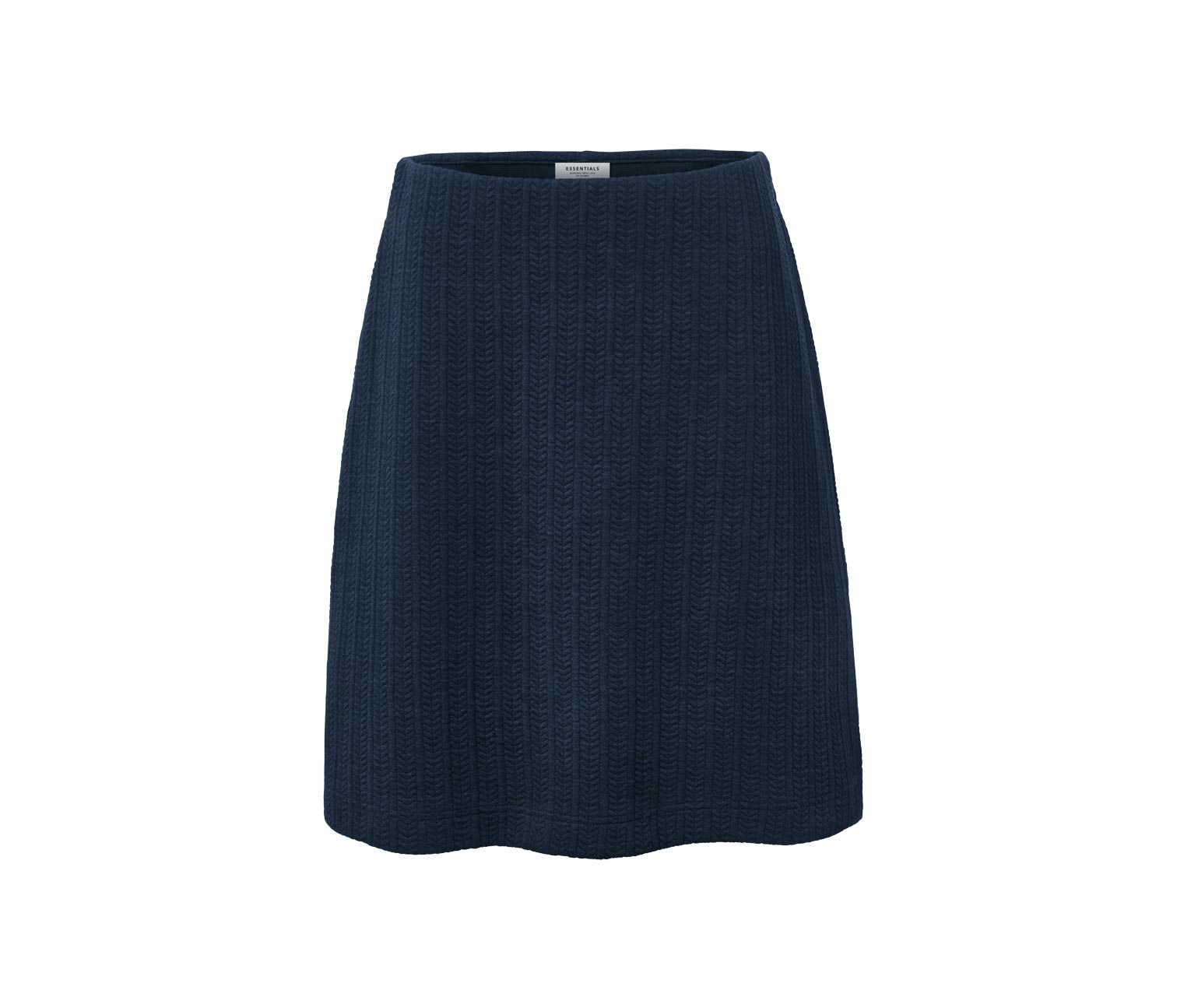 Thumbnail - Tchibo - Sweatrock mit Zopfmuster - Damen - Gr. S - dunkelblau/jacquard