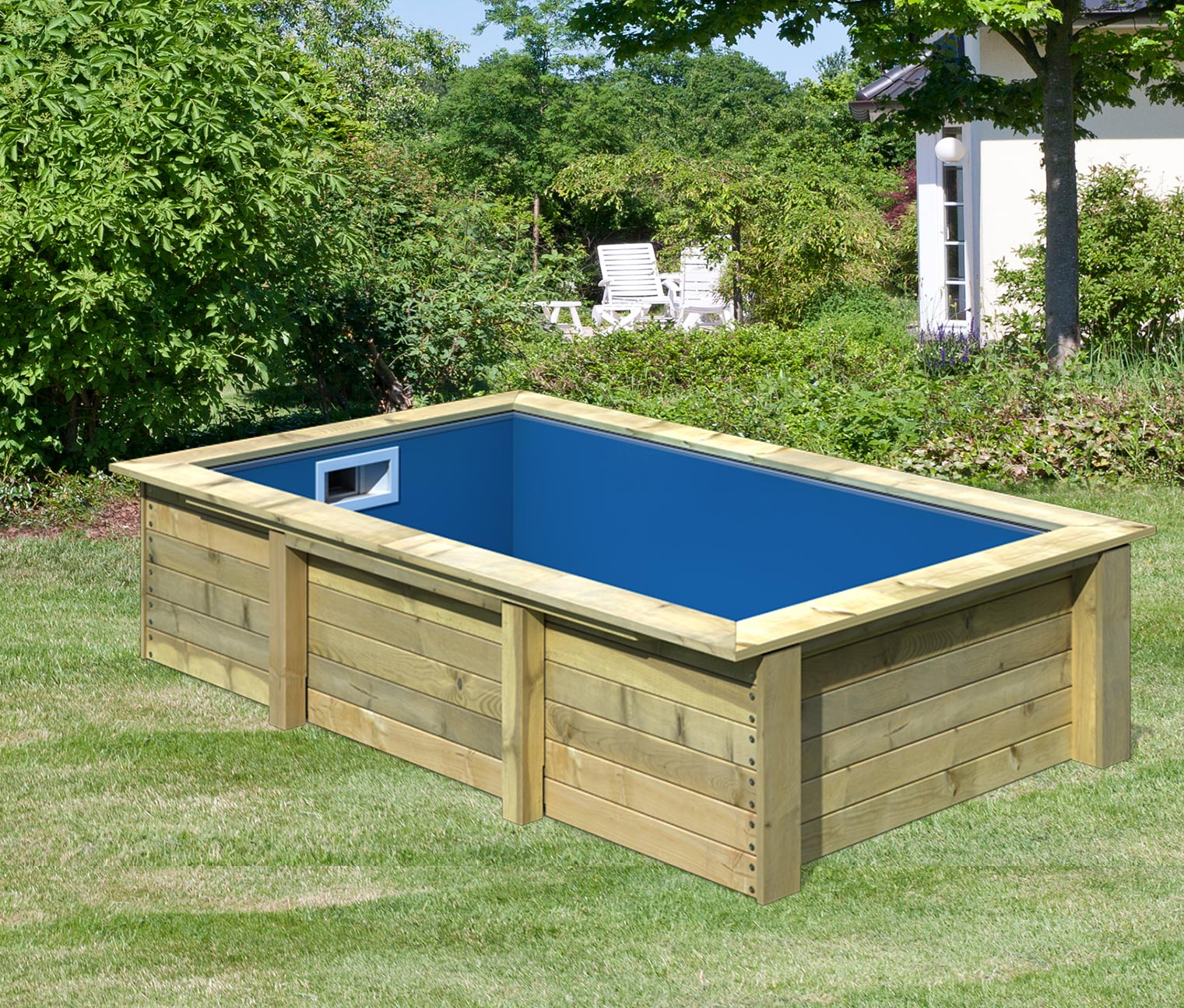 Thumbnail - Karibu Gartenpool-Set - naturfarben