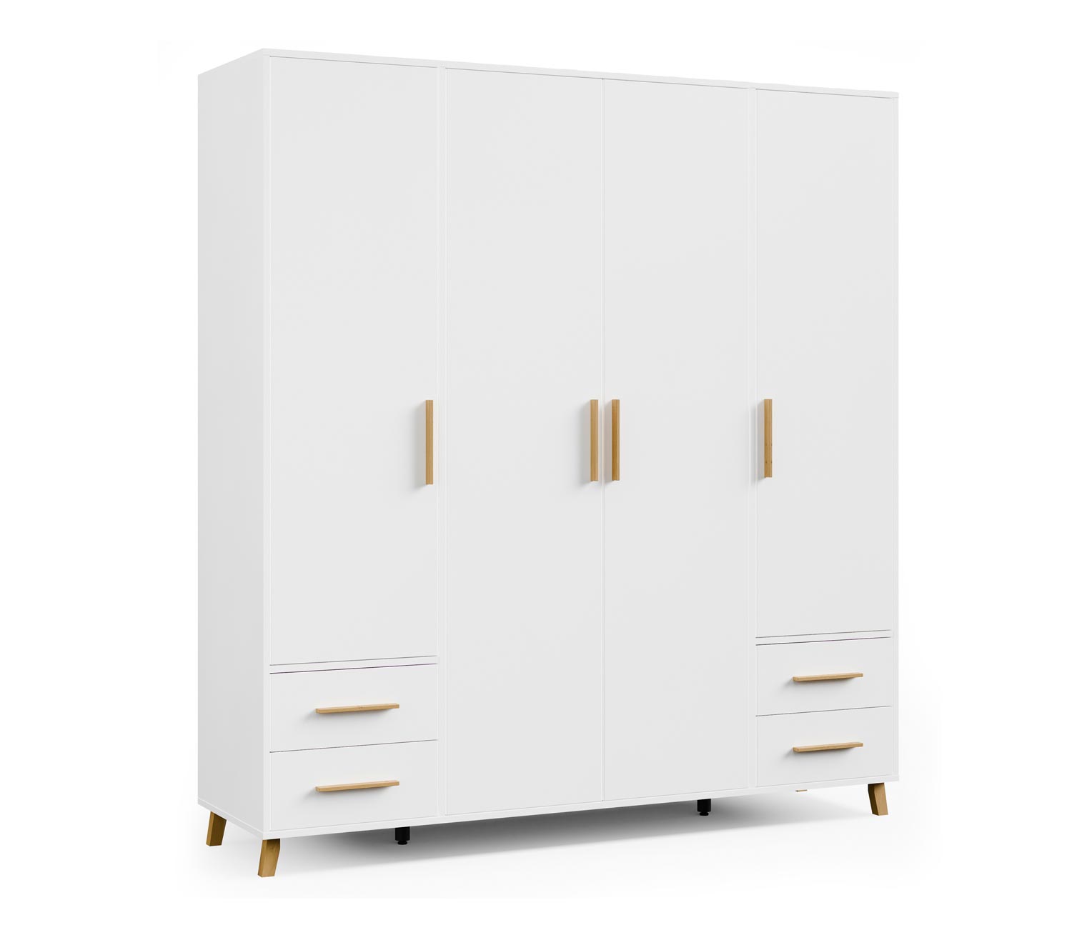 Thumbnail - rauch Drehtürenschrank »Shinjo« - 187x53x203cm - braun - Holz